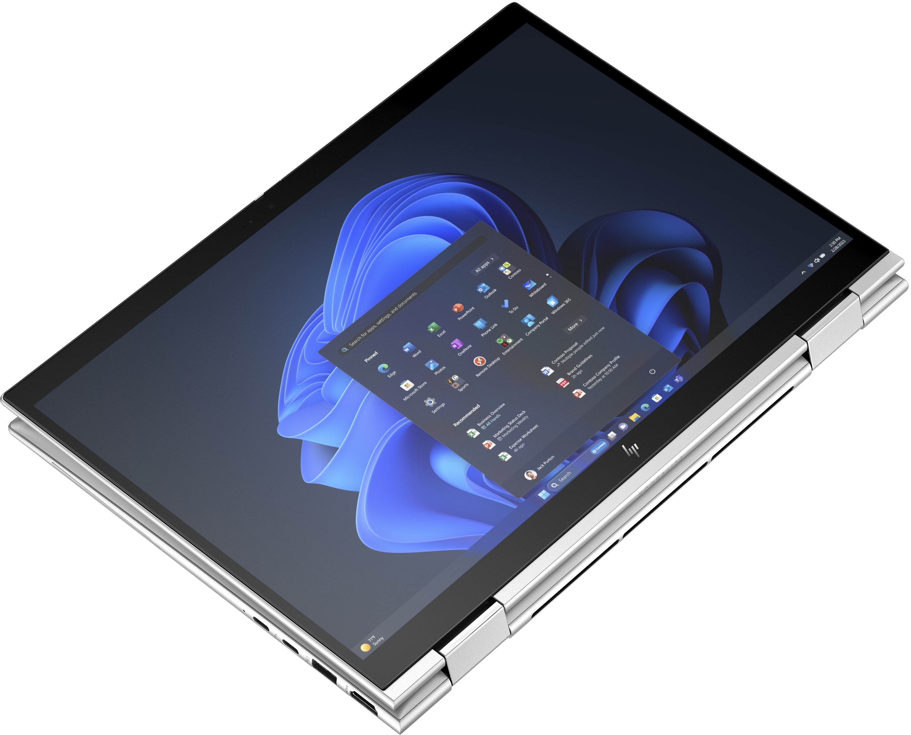 HP Elite x360 830 G11 13.3" WUXGA Convertible Notebook, Intel Ultra 7 155U, 1.70GHz, 32GB RAM, 512GB SSD, Win11P - A14RNUT#ABA (Certified Refurbished)