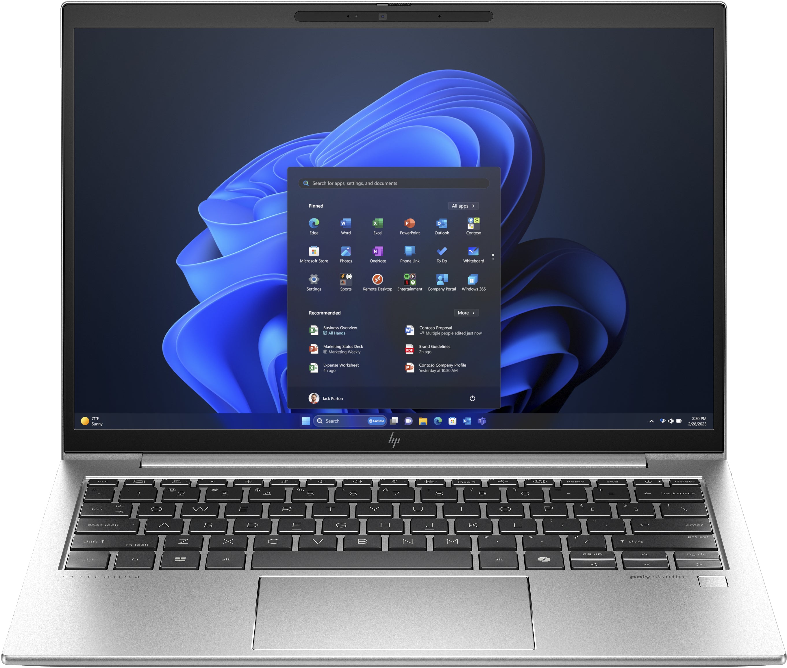 HP EliteBook 830 G11 13.3" WUXGA Notebook, Intel Ultra 5 135U, 16GB RAM, 512GB SSD, Win11P - A6TG0UT#ABA (Certified Refurbished)