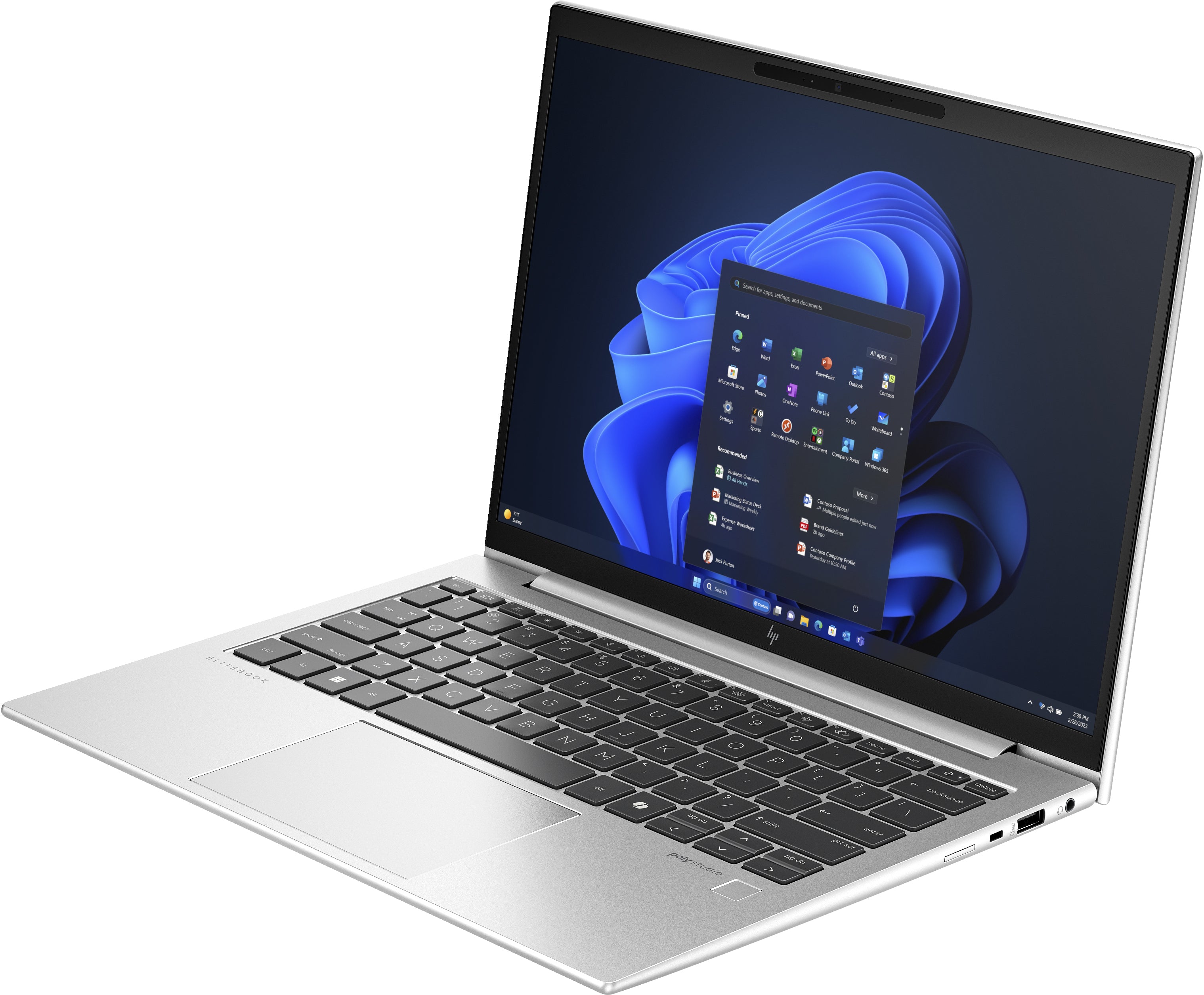 HP EliteBook 830 G11 13.3" WUXGA Notebook, Intel Ultra 5 135U, 16GB RAM, 512GB SSD, Win11P - A6TG0UT#ABA (Certified Refurbished)