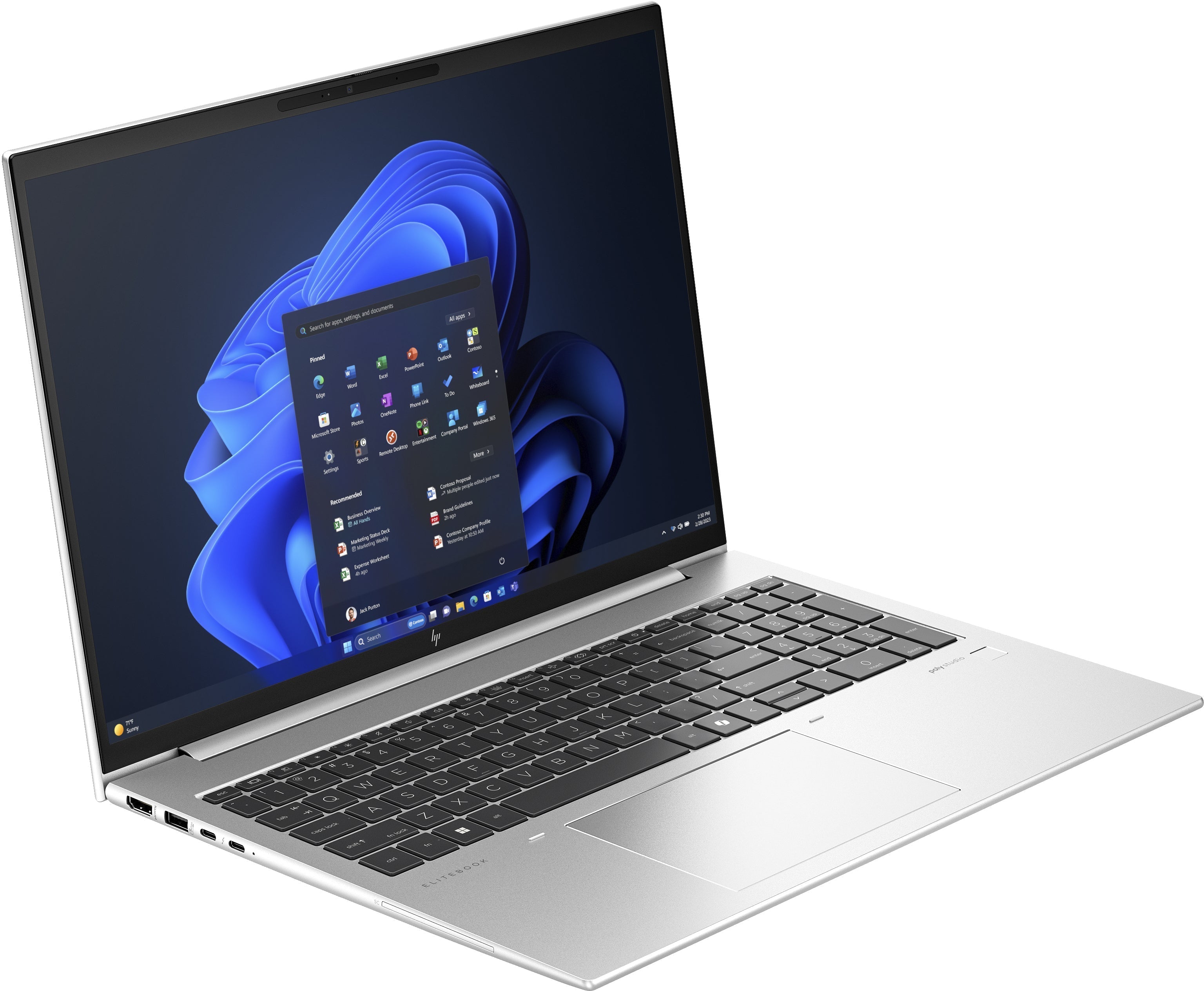 HP EliteBook 860-G11 16" WUXGA Notebook, Intel Ultra 7 155U, 1.70GHz, 16GB RAM, 512GB SSD, Win11P - A14SLUT#ABA