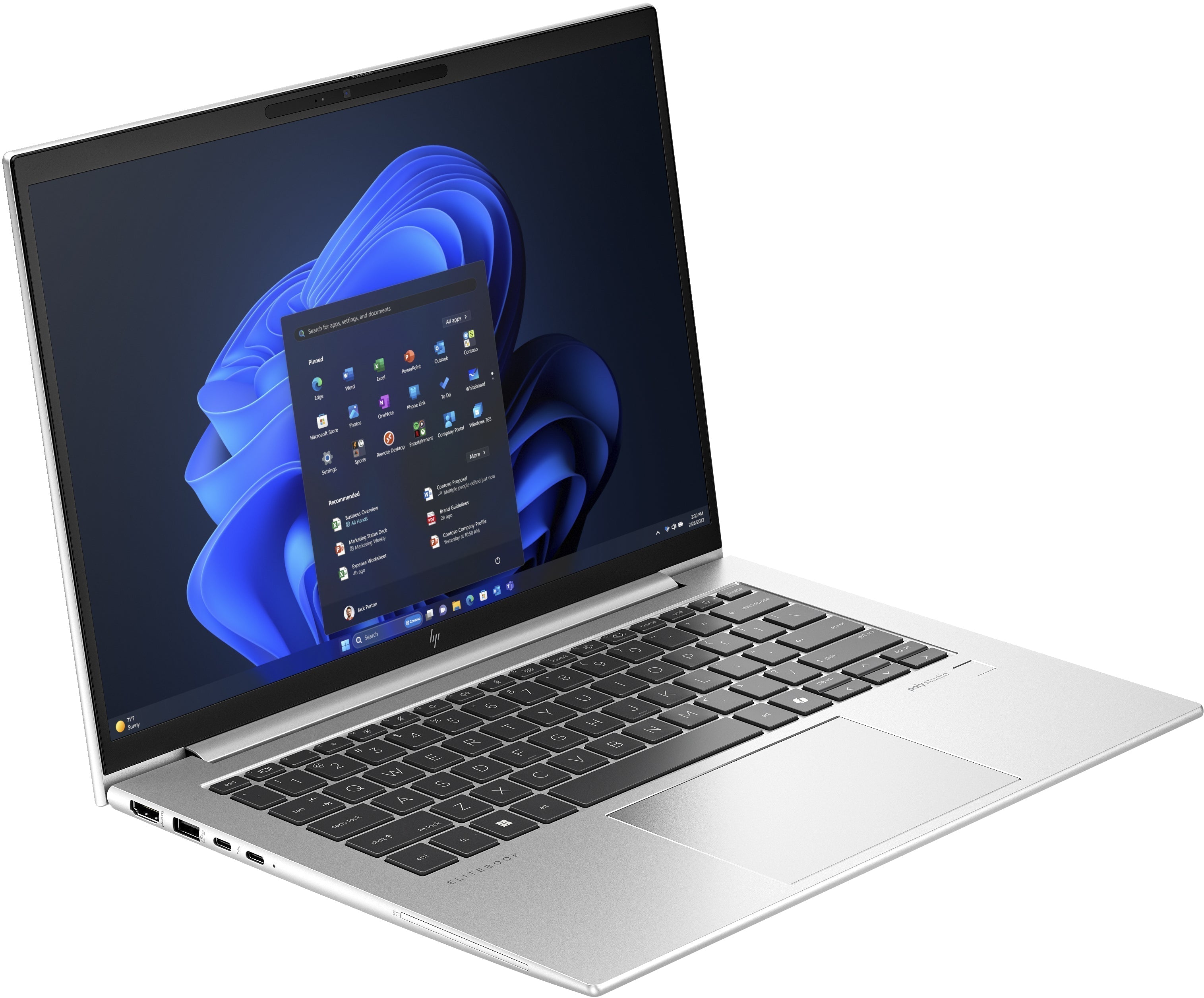 HP EliteBook 840-G11 14" WUXGA Notebook, Intel Ultra 7 165U, 1.70GHz, 16GB RAM, 512GB SSD, Win11P - A14WGUT#ABA (Certified Refurbished)