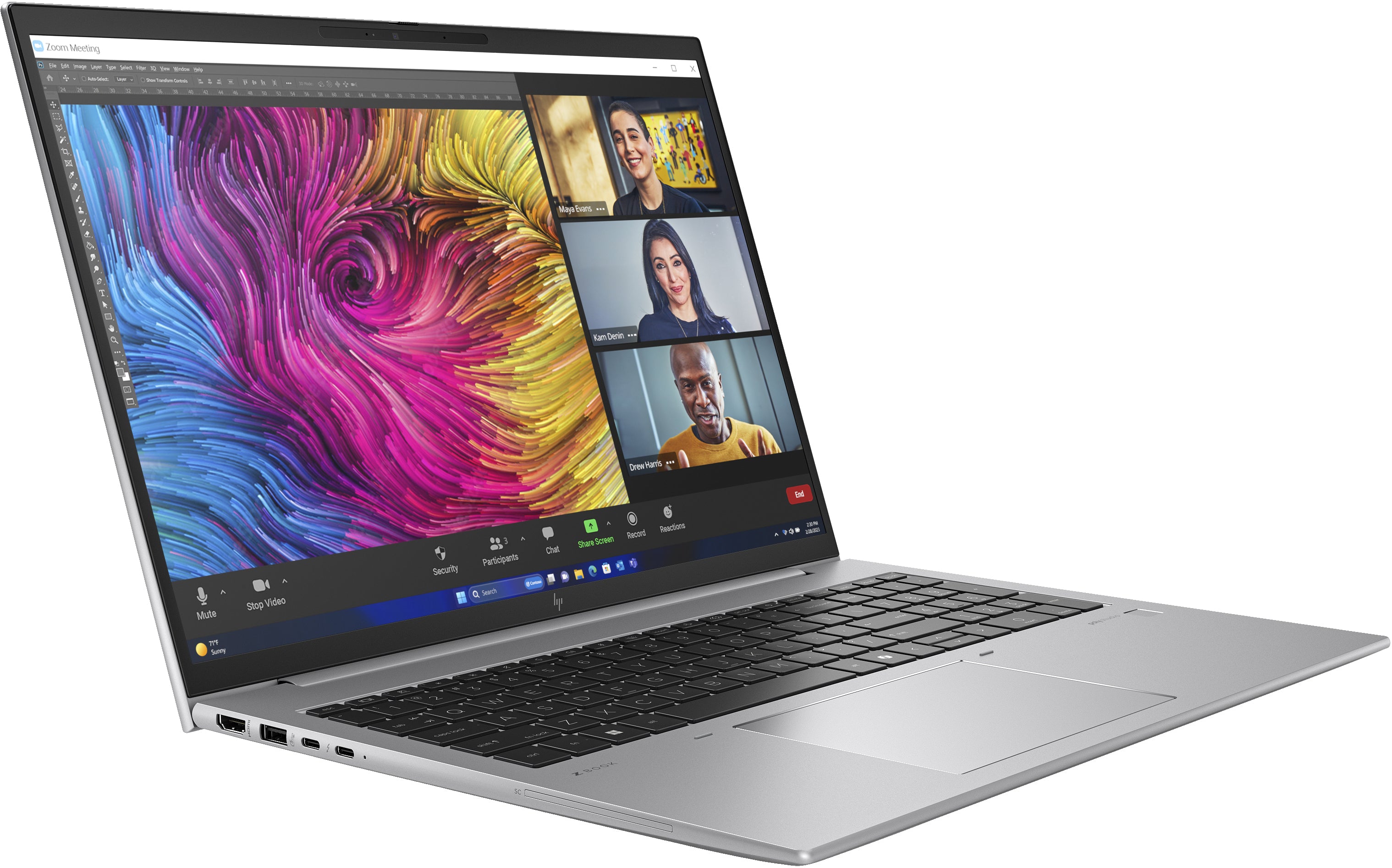 HP ZBook Firefly 16 G11 16" 2.8K Mobile Workstation, Intel Ultra 7 165H, 1.40GHz, 32GB RAM, 1TB SSD, Win11P - A6UG2UT#ABA