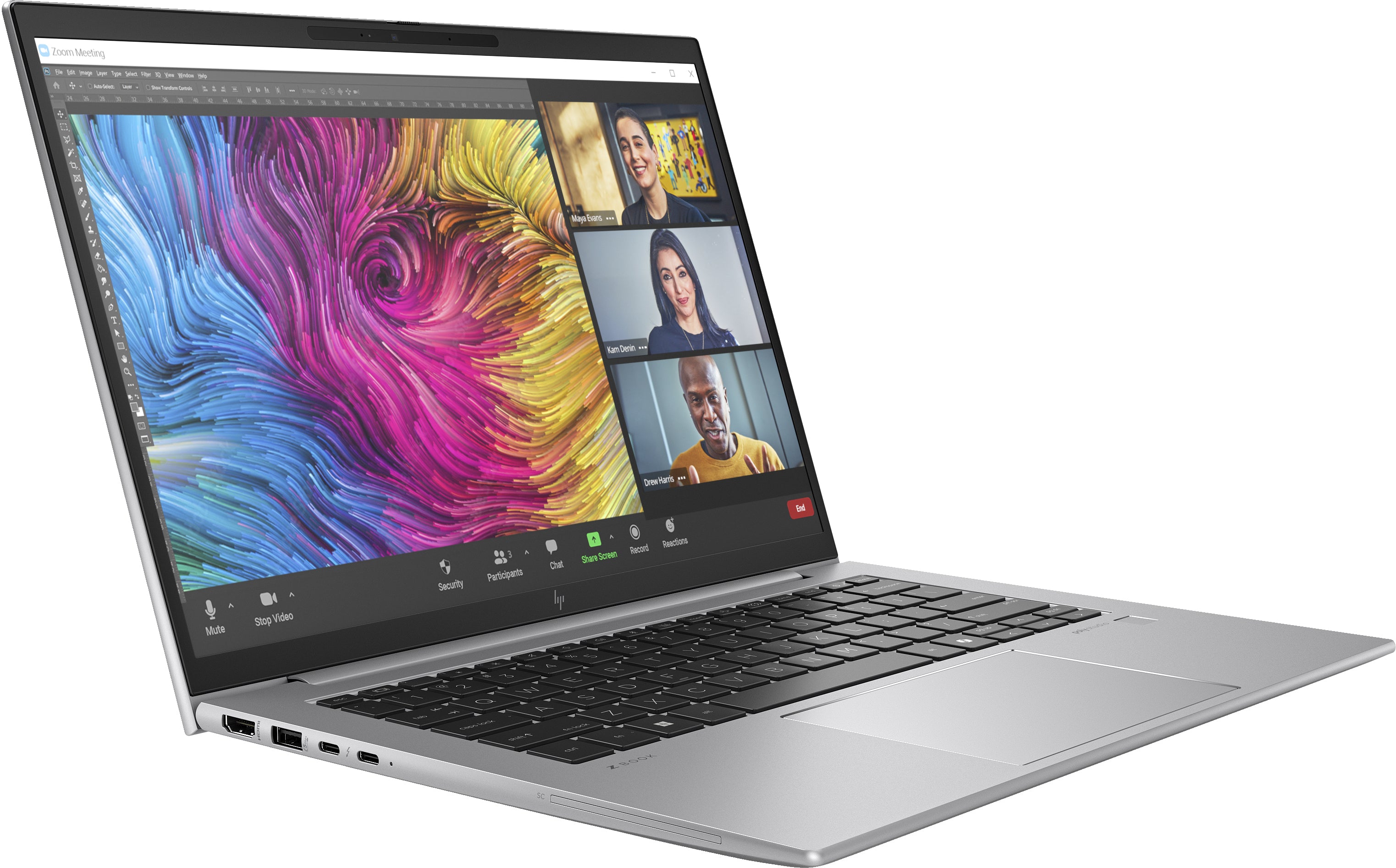 HP ZBook Firefly 14 G11 14" WUXGA Mobile Workstation, Intel Ultra 5 135H, 1.70GHz, 32GB RAM, 512GB SSD, Win11P - D2ZC8U8#ABA