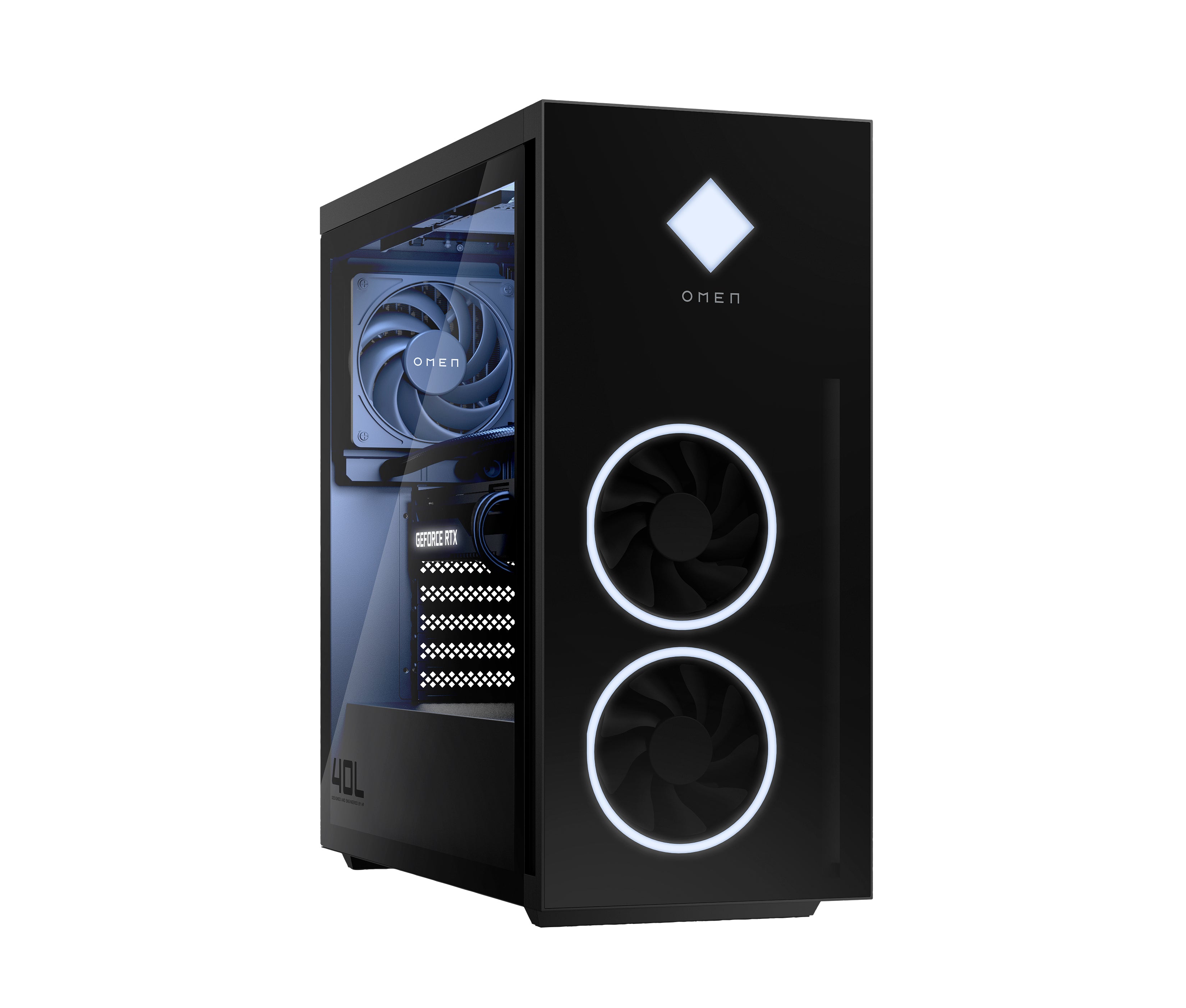 HP OMEN 40L GT21-1364 Tower Gaming PC, AMD R7-7700, 3.80GHz, 32GB RAM, 1TB SSD, Win11H - A20PDAA#ABA