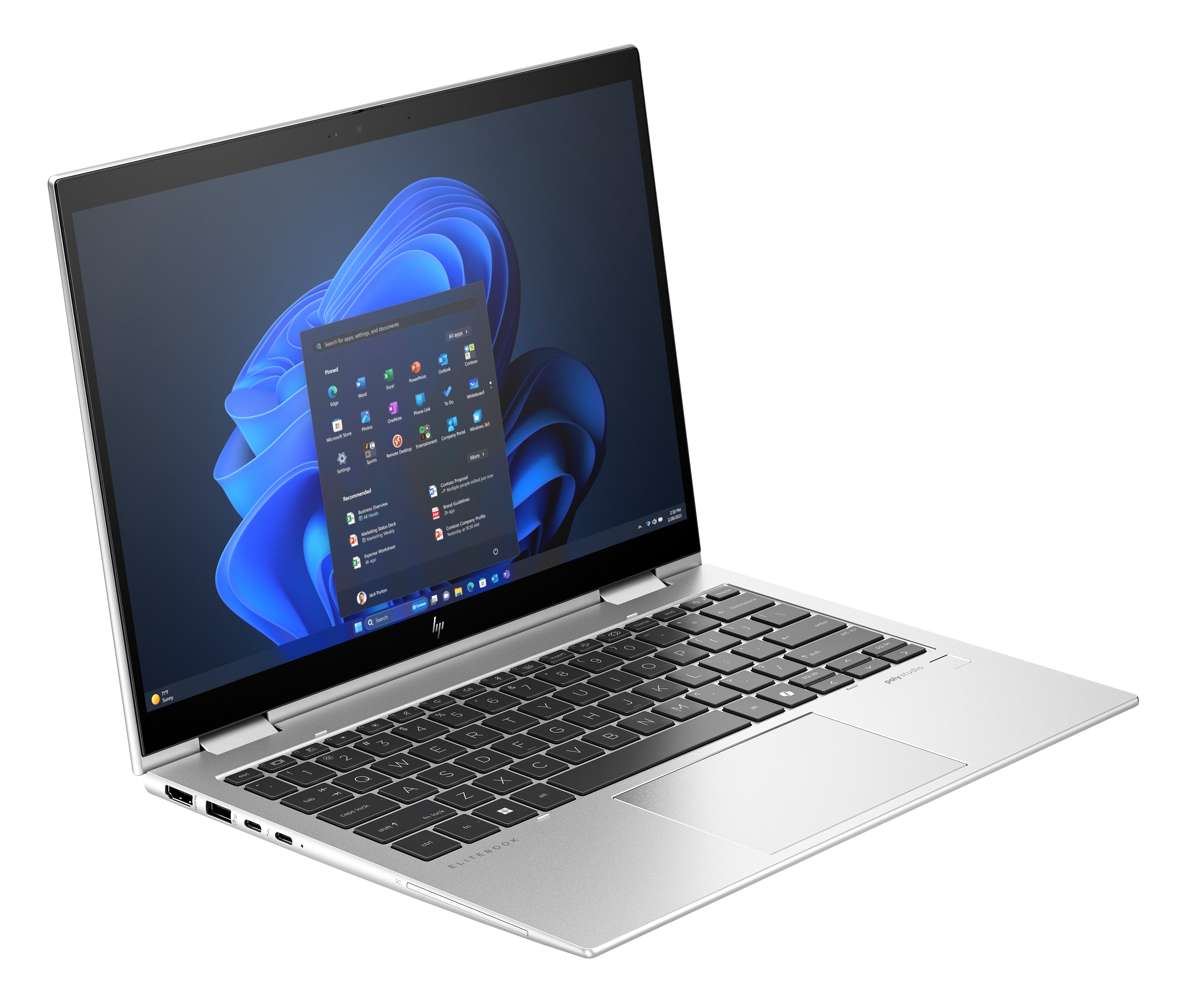 HP Elite X360 830 G11 13.3" WUXGA Convertible Notebook, Intel Ultra 5 125U, 32GB RAM, 1TB SSD, Win11P - E0AK8U8#ABA