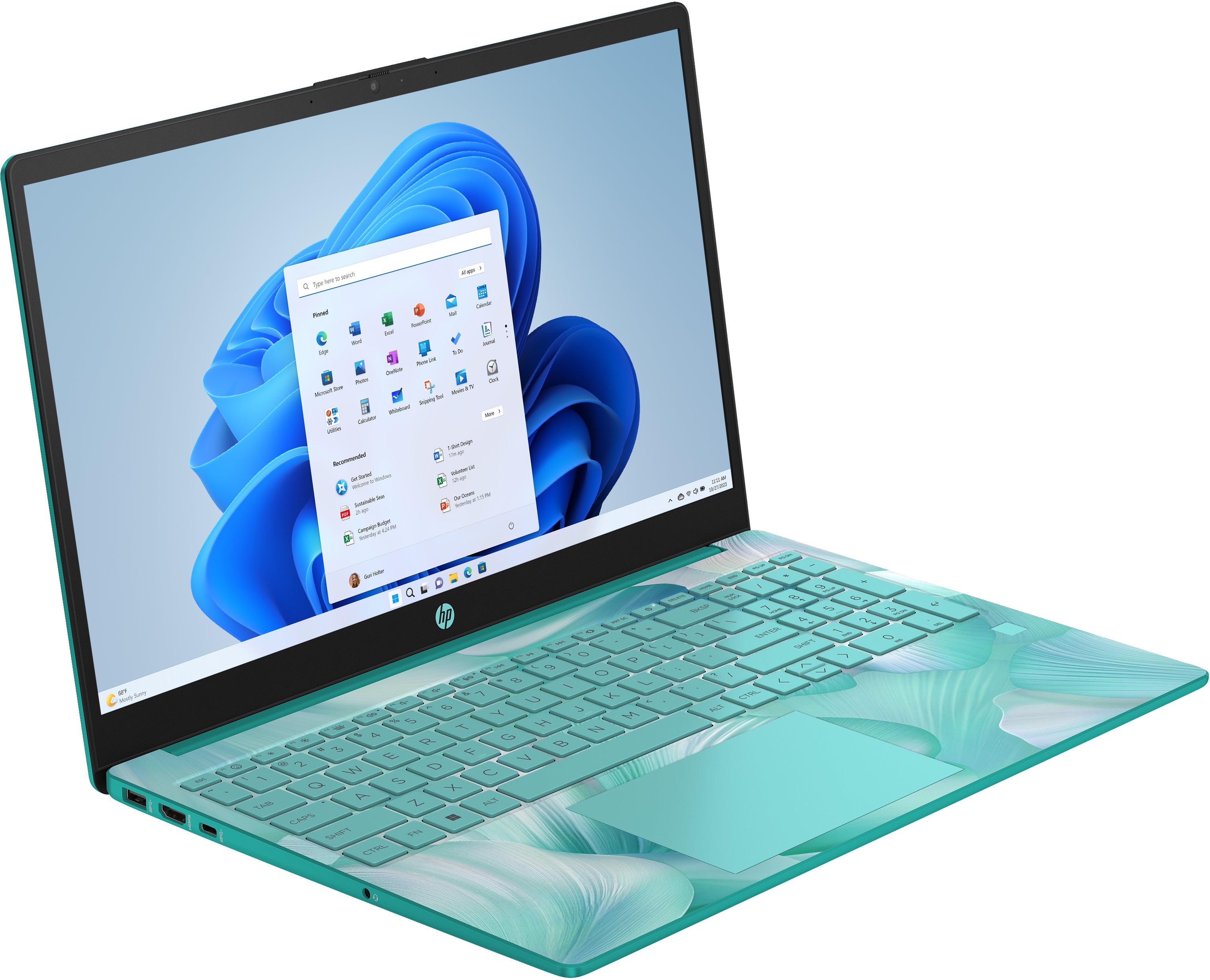 HP 15-fd0105ds 15.6" HD Notebook, Intel N100, 0.8GHz, 4GB RAM, 128GB UFS, Win11HS - A93VBUA#ABA (Refurbished)