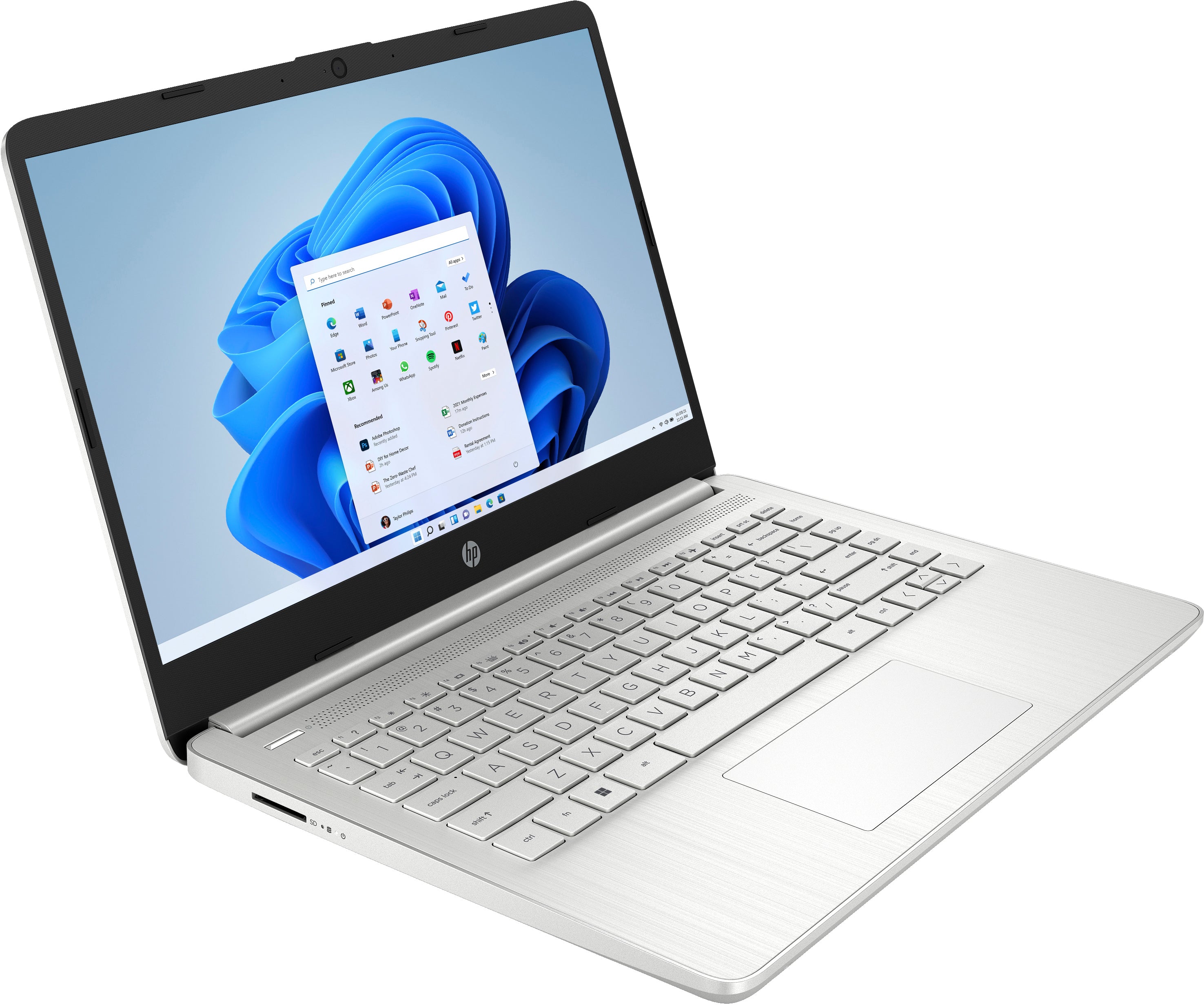 HP 14-dq3875nr 14" HD Notebook, Intel Pentium Silver N6000, 4GB RAM, 64GB eMMC, Win11HS- AJ1U8UA#ABA (Certified Refurbished)