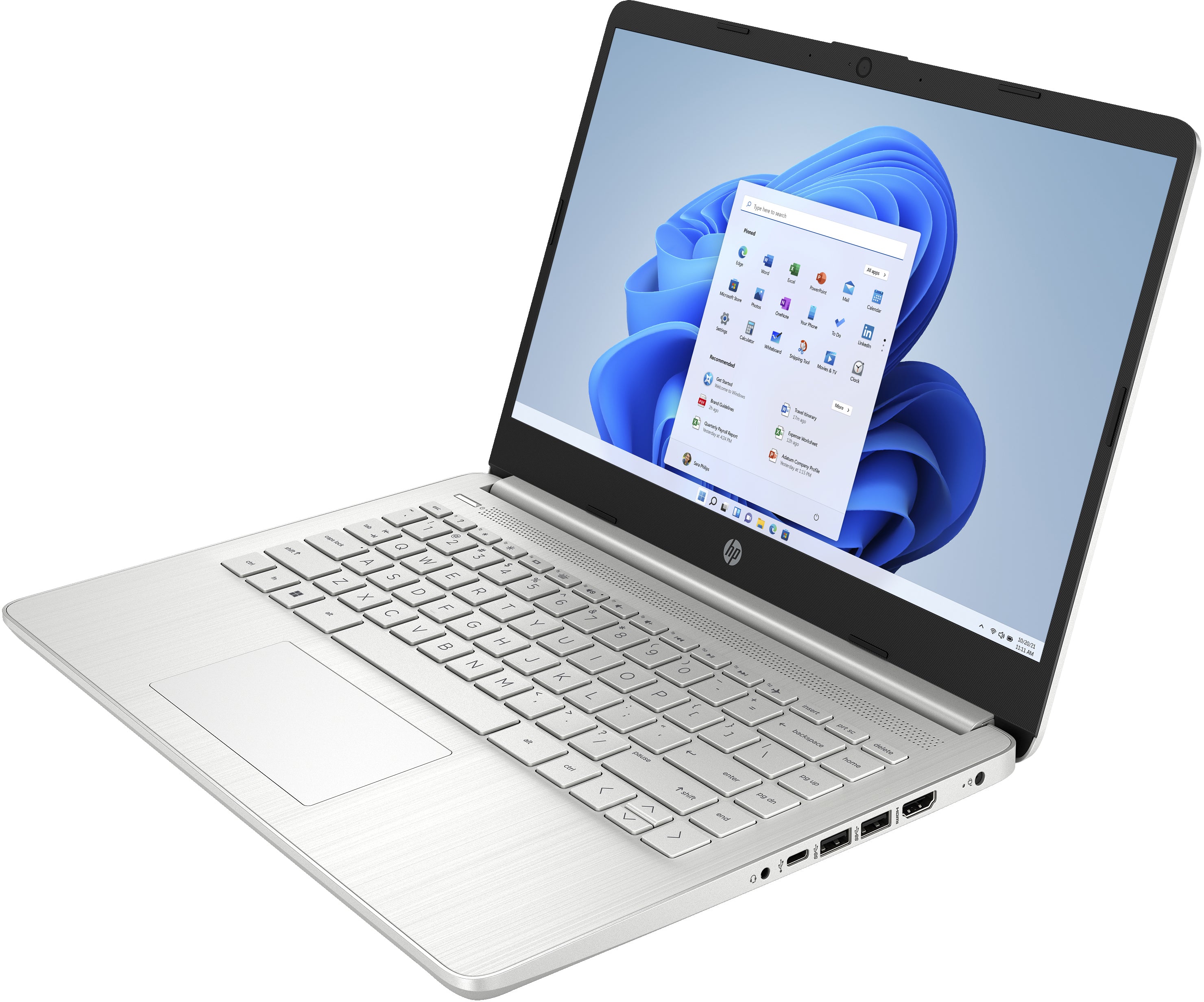 HP 14-dq3875nr 14" HD Notebook, Intel Pentium Silver N6000, 4GB RAM, 64GB eMMC, Win11HS- AJ1U8UA#ABA (Certified Refurbished)