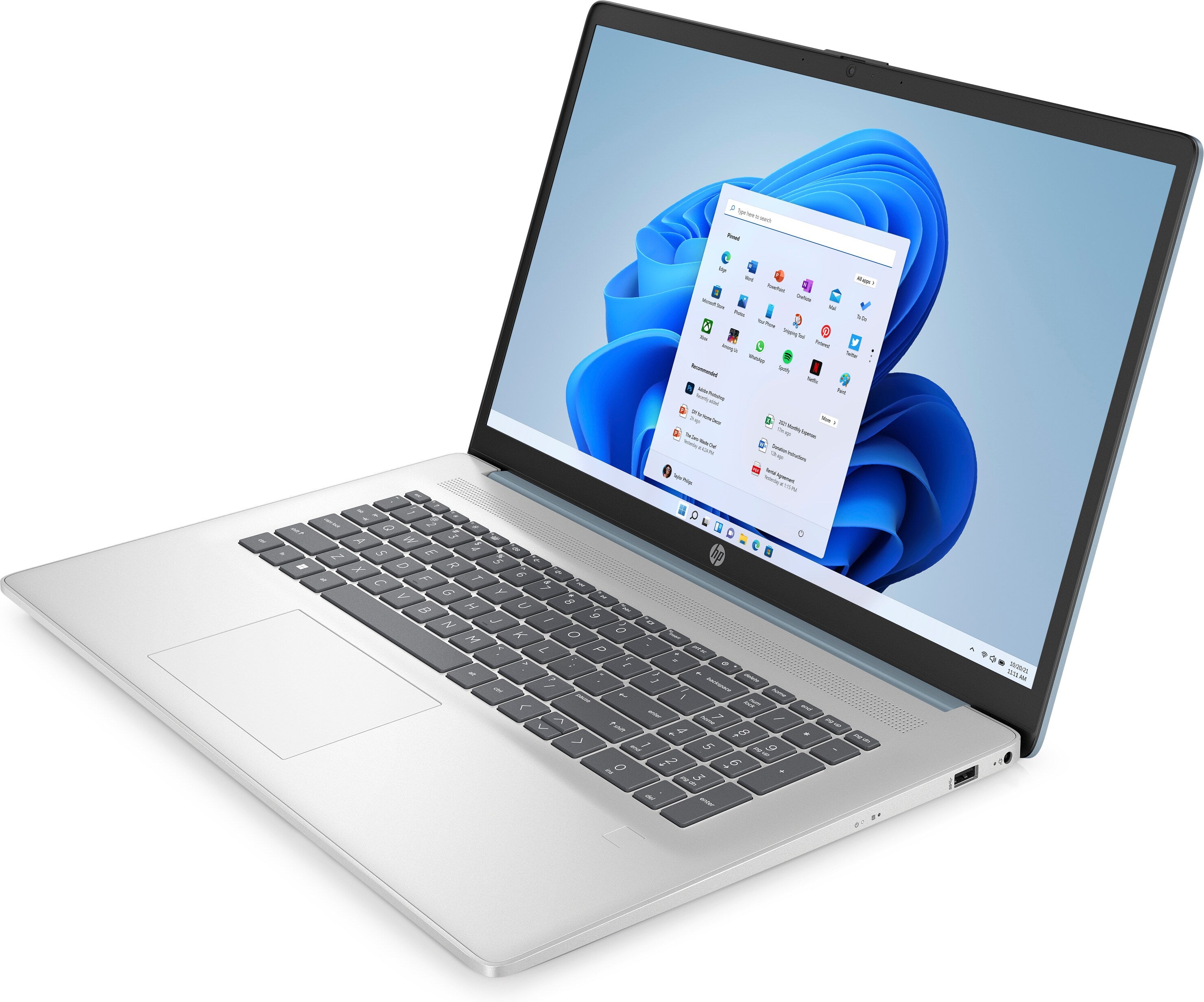 HP 17-cp3707ds 17.3" HD+ Notebook, AMD R5-7530U, 16GB RAM, 1TB SSD, Win11H - AA2Z1UA#ABA (Refurbished)