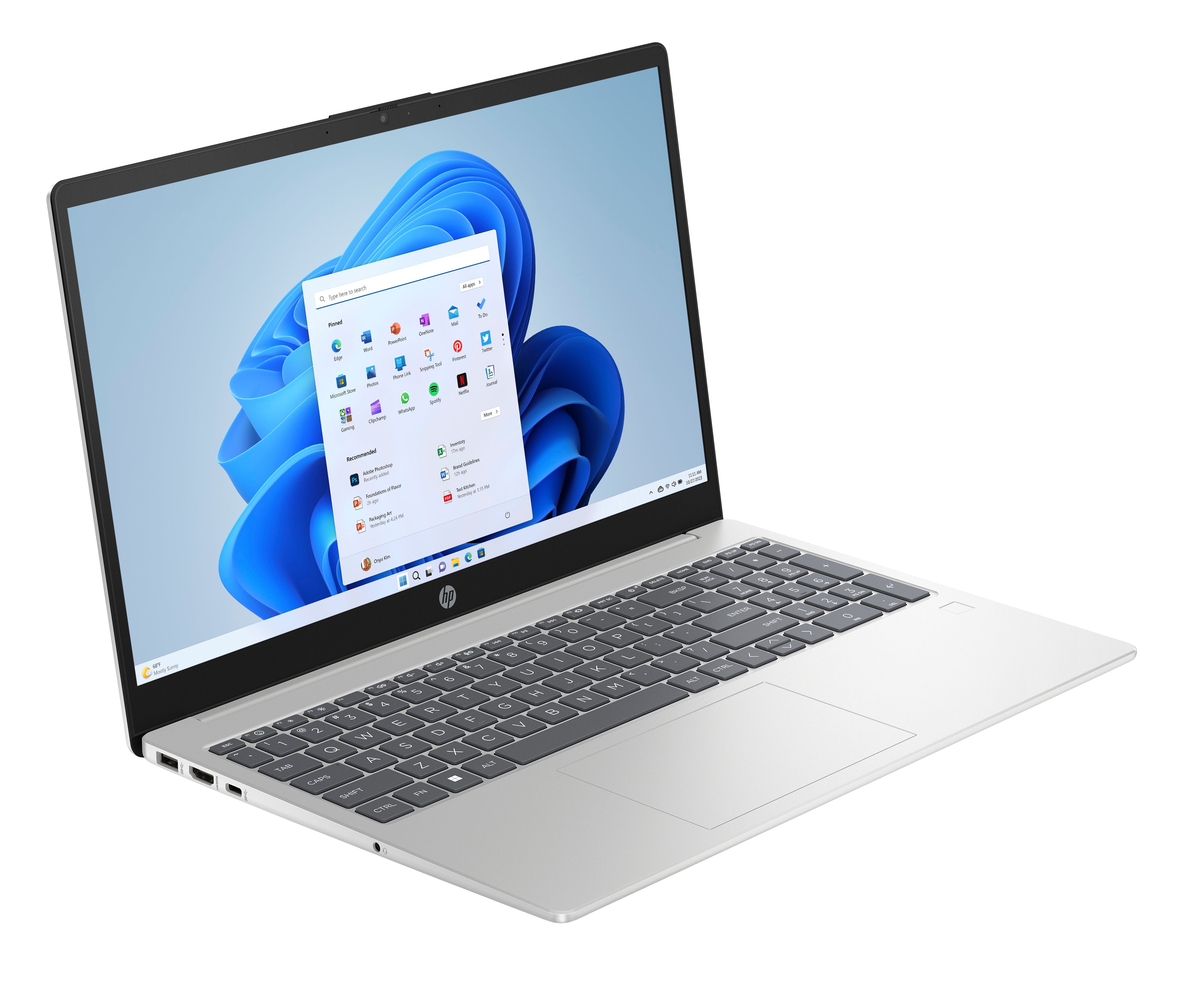 HP 15-fd0133wm 15.6" FHD Notebook, Intel i3-N305, 8GB RAM, 256GB SSD, Win11H - B4KT4UA#ABA (Certified Refurbished)