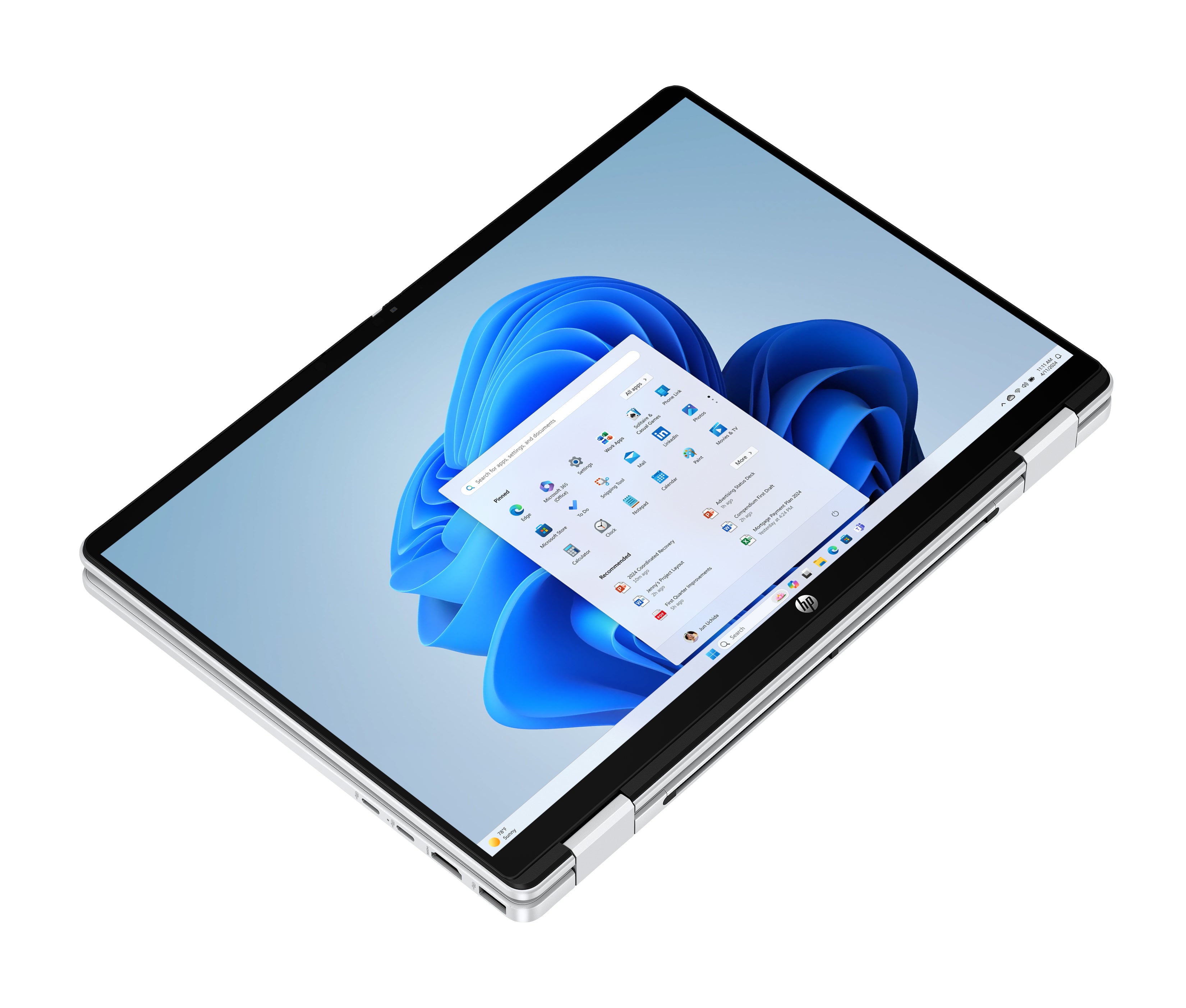 HP OmniBook 5 Flip 14-fp0057nr 14" 2K Convertible Notebook, Intel Core 5 120U, 8GB RAM, 256GB SSD, Win11H - BM6A5UA#ABA (Certified Refurbished)