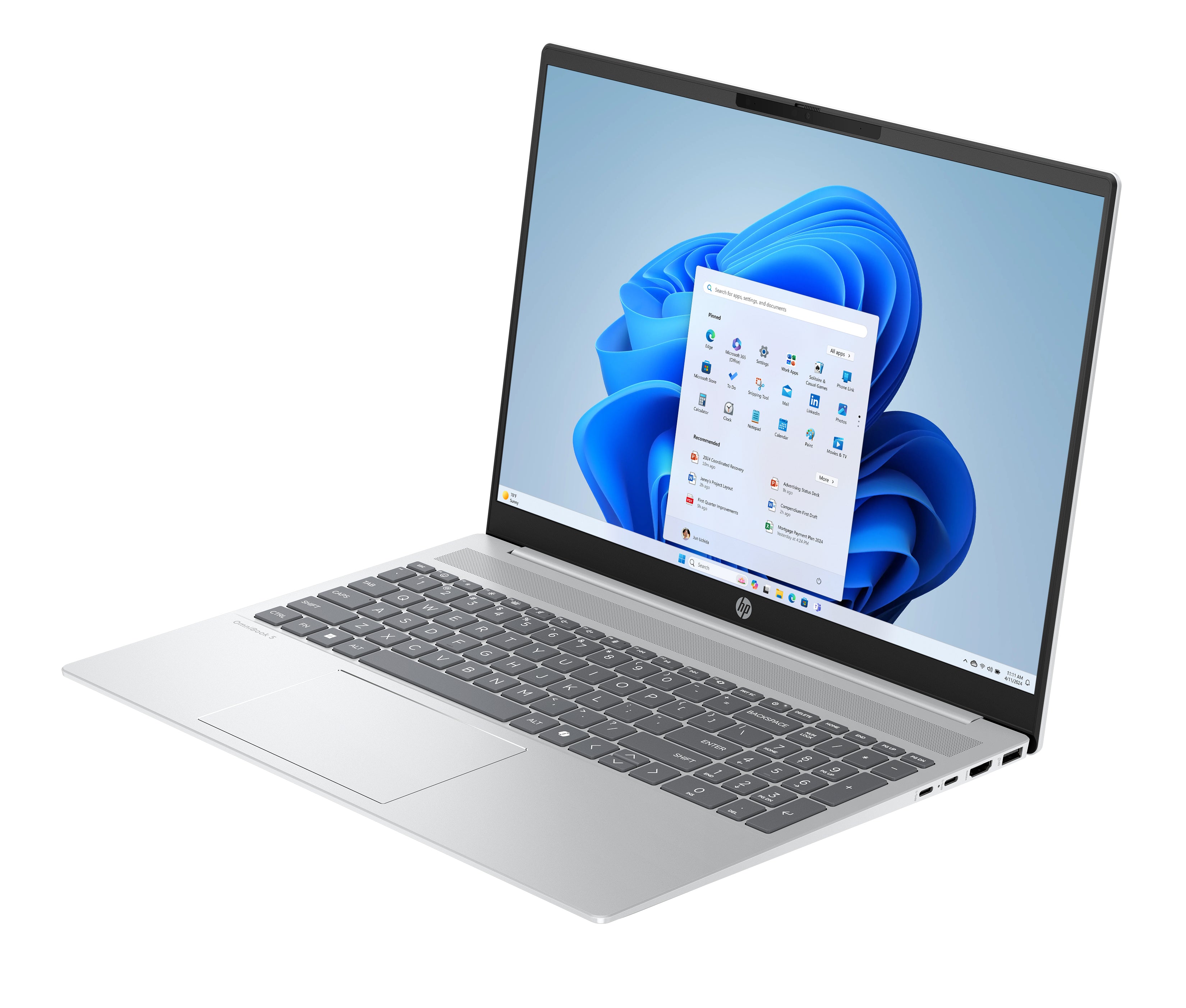 HP OmniBook 5 16-bc1047nr 16" 2K Notebook, AMD Ryzen 7 8840U, 16GB RAM, 512GB SSD, Win11H - B7NG1UA#ABA (Certified Refurbished)