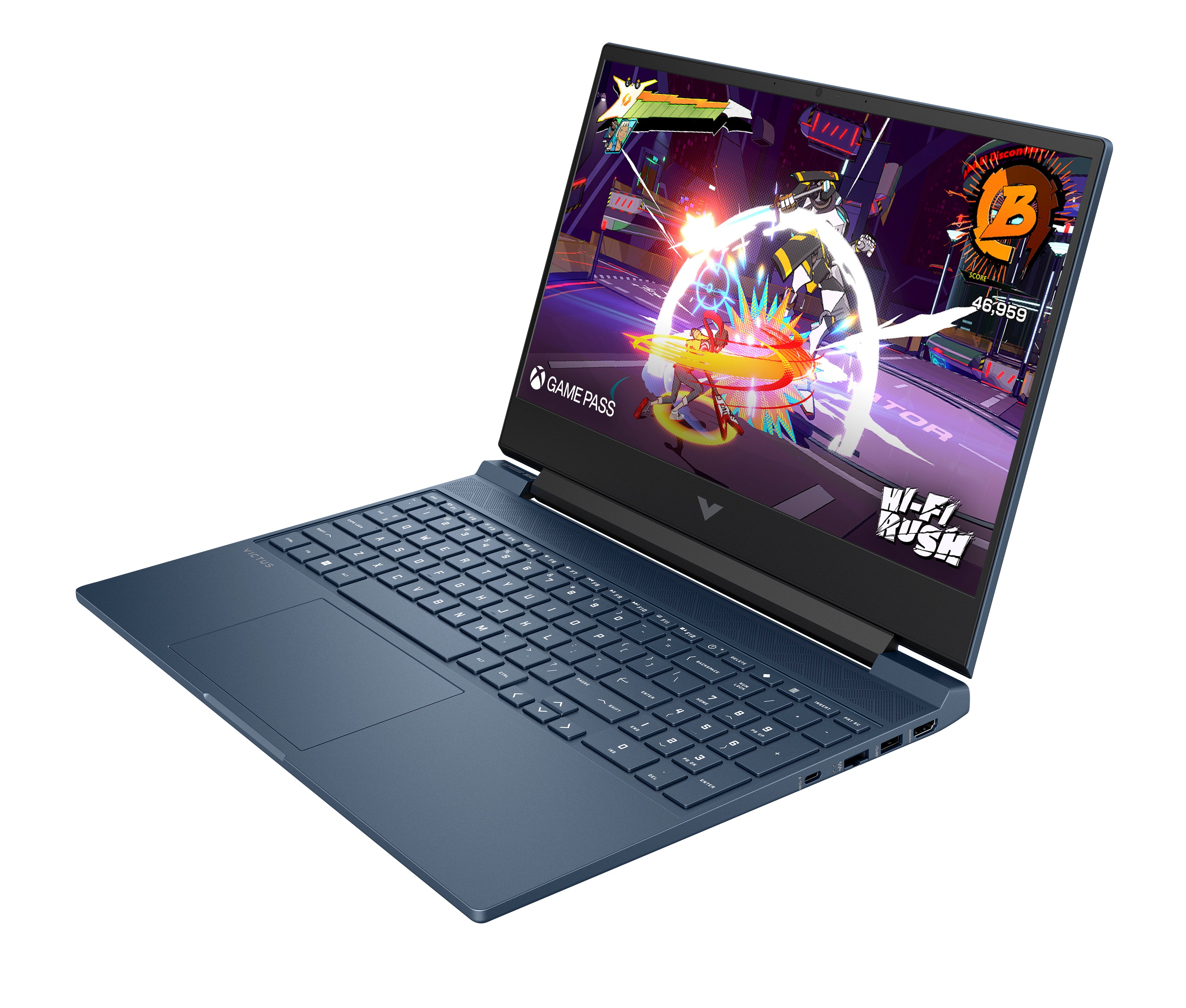 HP Victus 15-fb3565nr 15.6" FHD Gaming Notebook, AMD R5-8645HS, RTX 3050, 16GB RAM, 512GB SSD, Win11H - B89NGUA#ABA