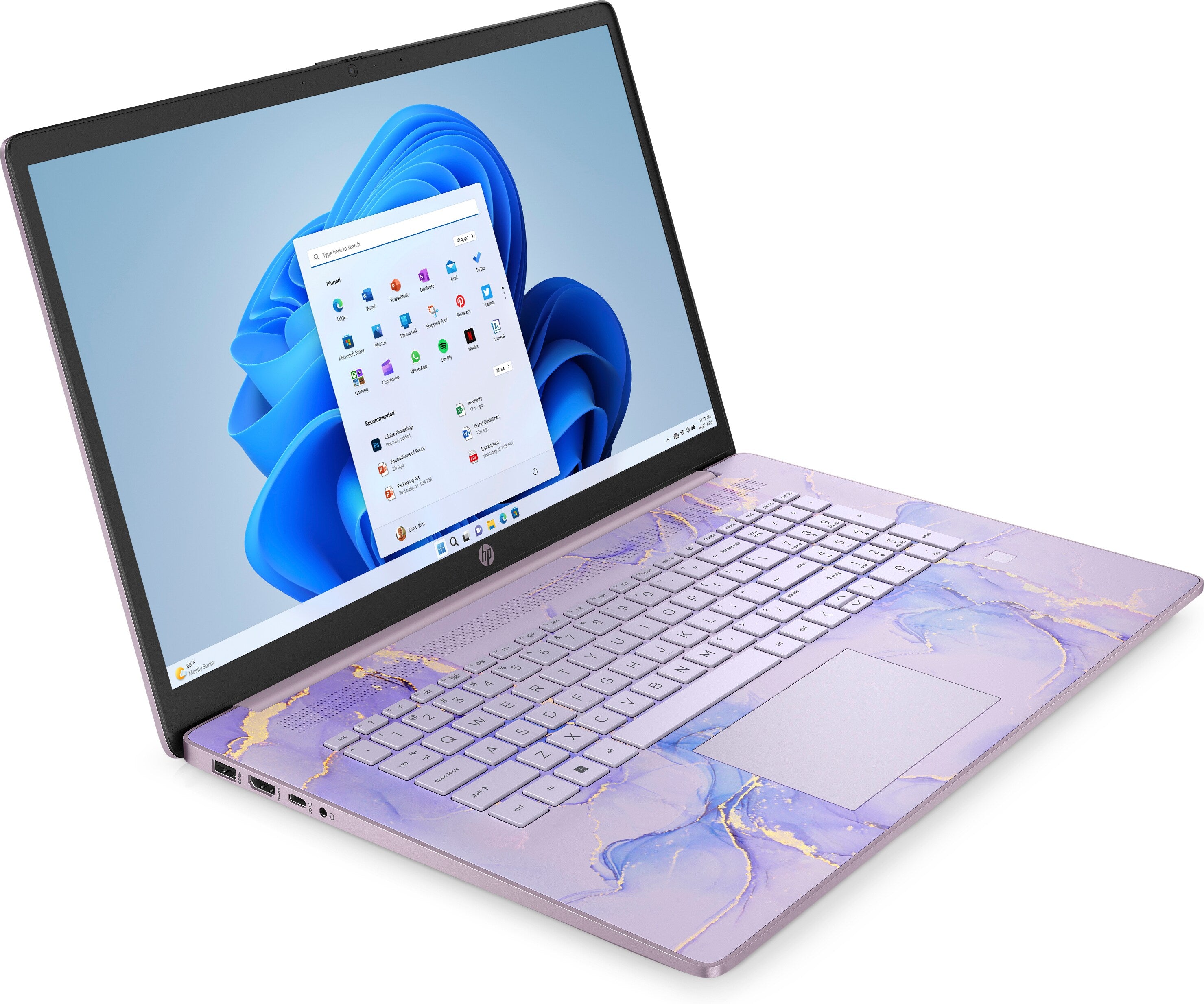 HP 17-cn0513nr 17.3" HD+ Notebook, Intel Celeron N4500, 1.10GHz, 4GB RAM, 256GB SSD, Win11H - B89NNUA#ABA