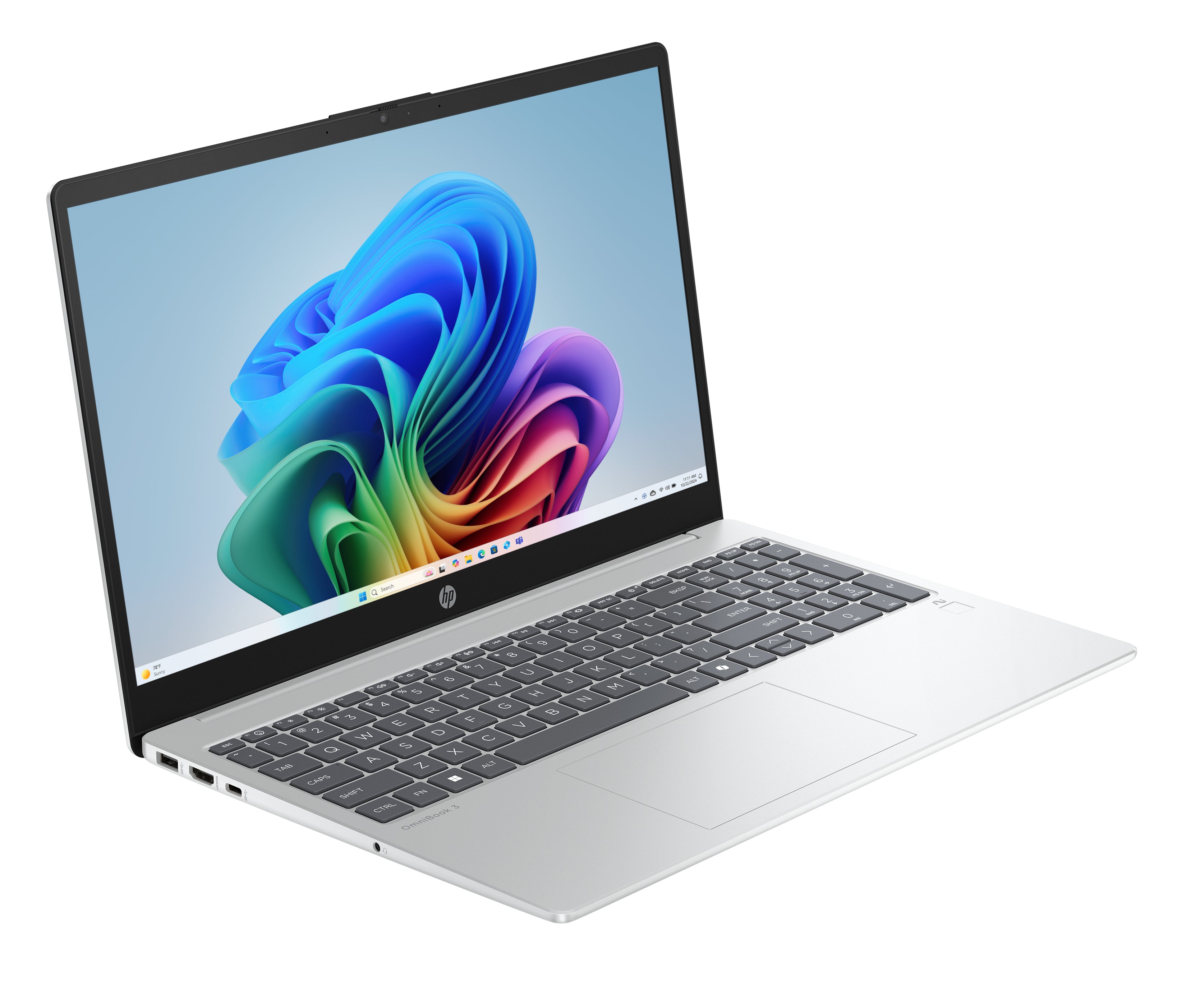 HP OmniBook 3 15-fn0506nr 15.6" FHD Notebook, AMD Ryzen AI 5 330, 16GB RAM, 256GB SSD, Win11H - C9CY5UA#ABA