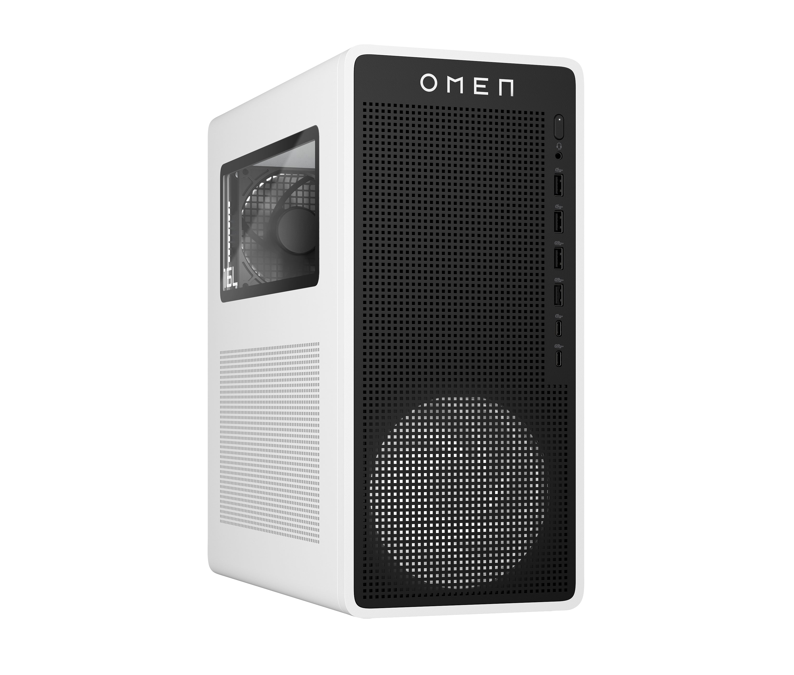 HP OMEN 16L TG03-0009 Tower Gaming PC, AMD R7-8700F, 4.10GHz, 16GB RAM, 1TB SSD, NVIDIA GeForce RTX 5060, Win11H - BF0J1AA#ABL (Certified Refurbished)