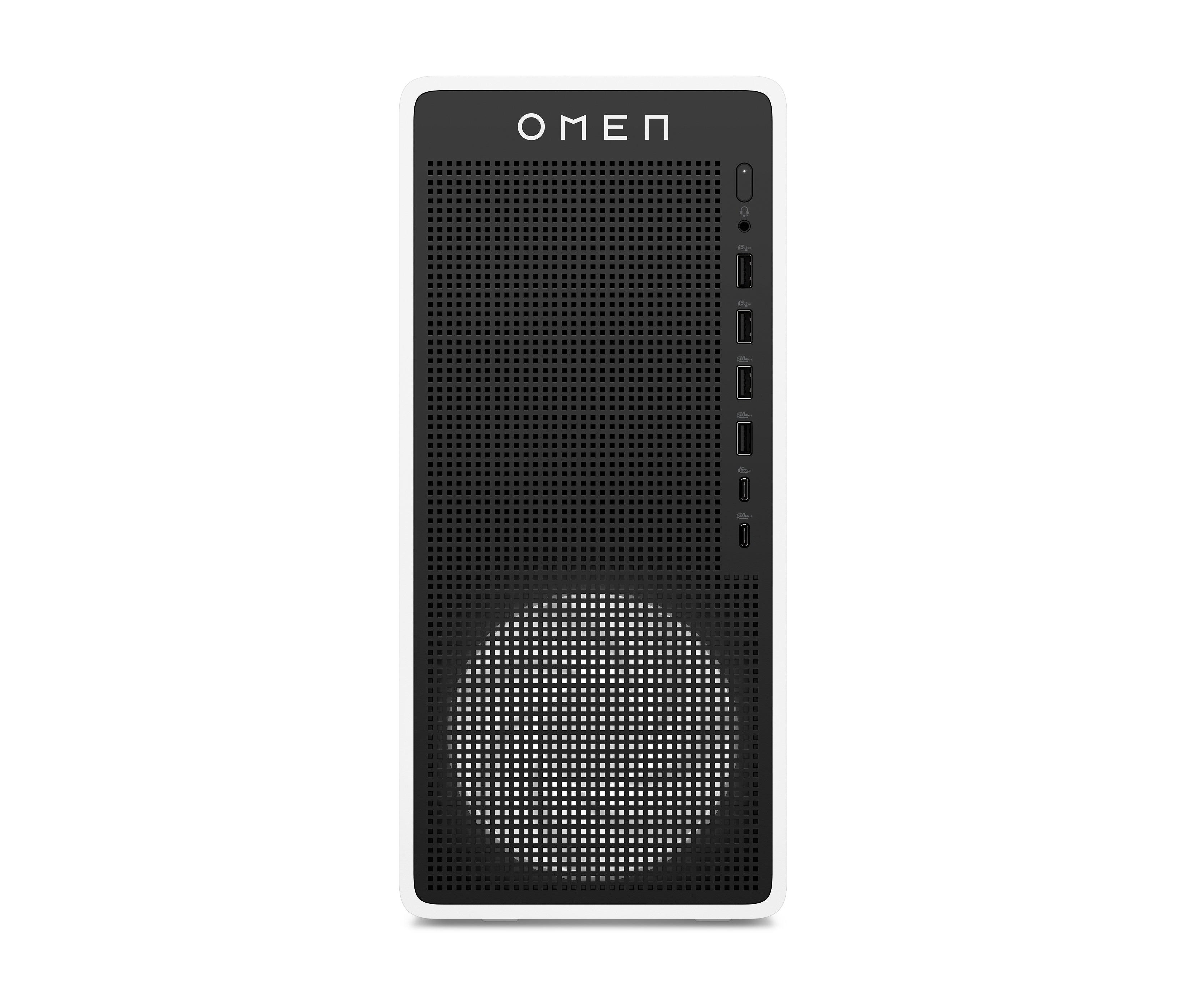 HP OMEN 16L TG03-0110 Tower Gaming PC, Intel Ultra 5 225F, RTX 3050, 8GB RAM, 512GB SSD, Win11H - BD7H3AA#ABA