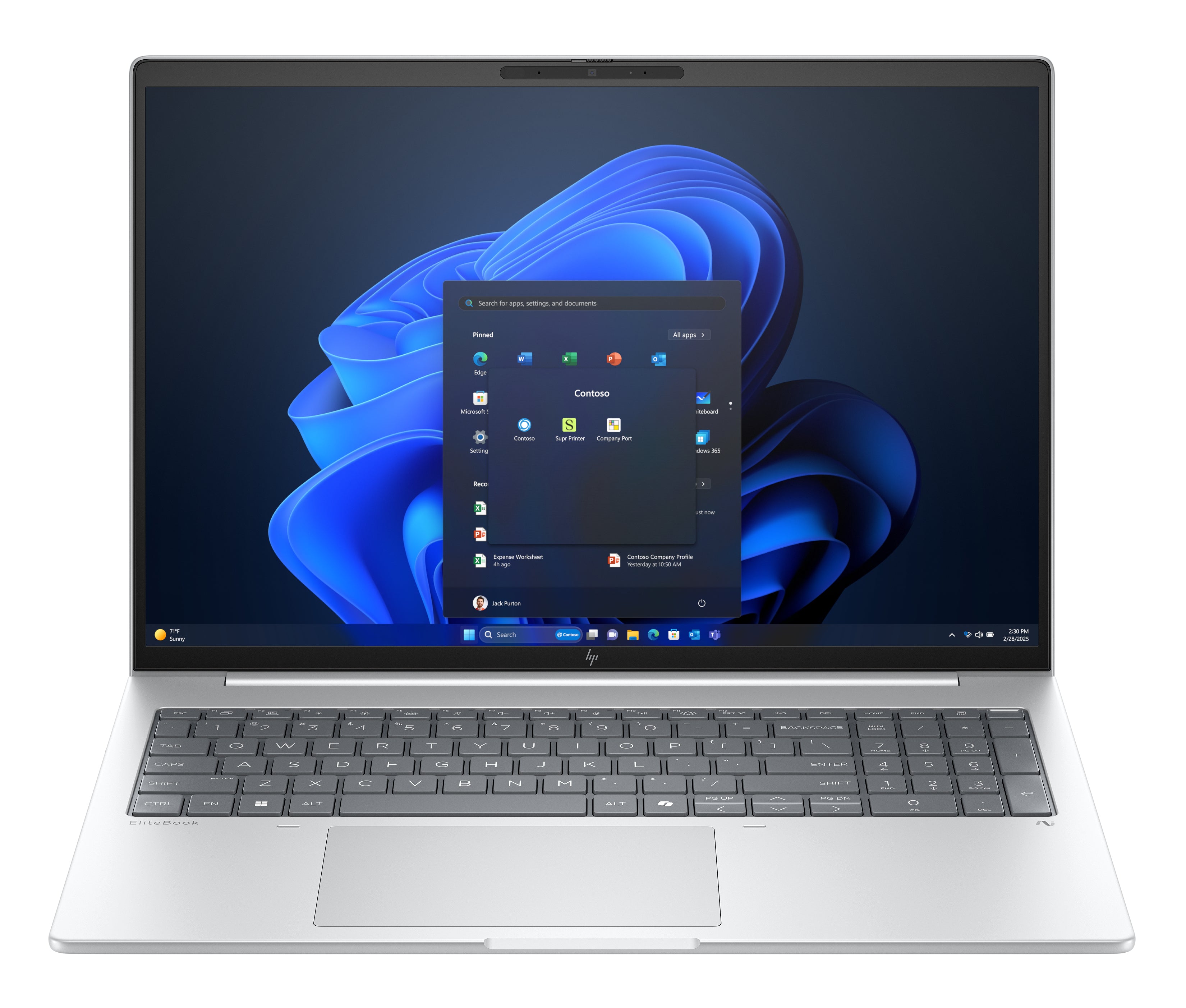 HP EliteBook 8 G1i 16" WUXGA Notebook, Intel Ultra 7 255U, 32GB RAM, 1TB SSD, Win11P - BG6K8UT#ABA