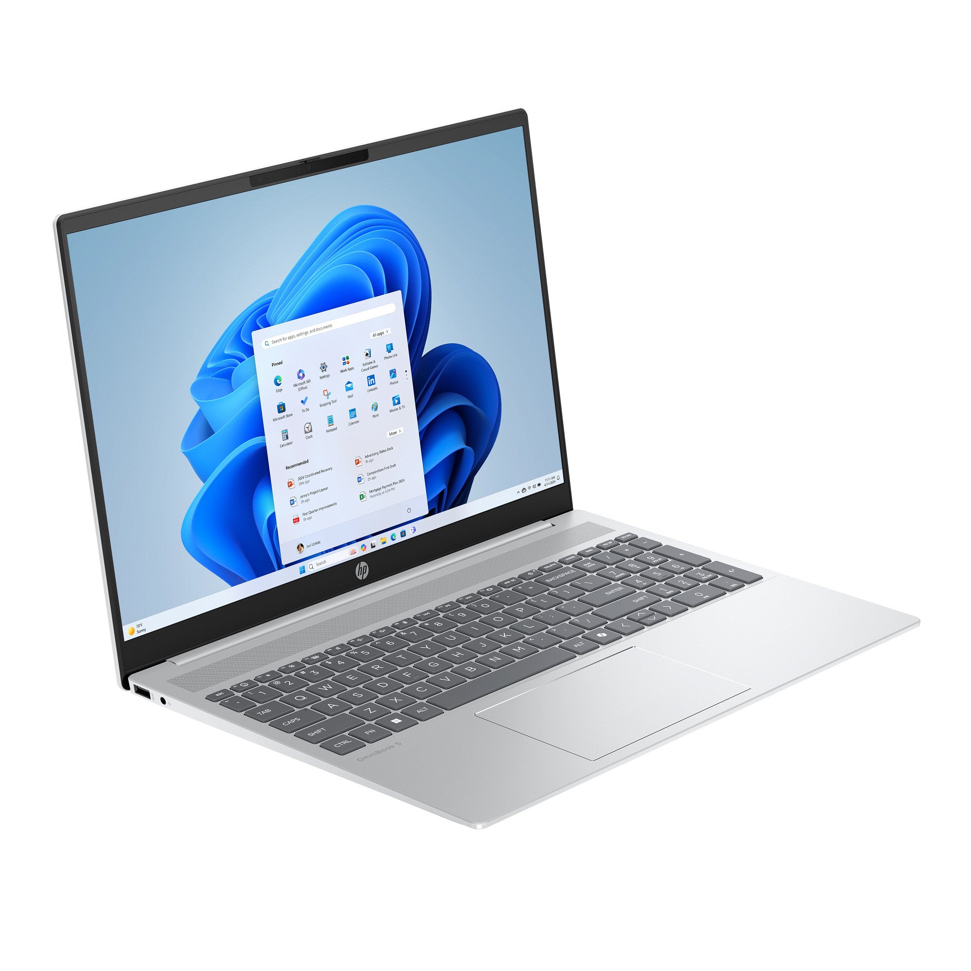 HP OmniBook 5 16-af1700nr 16" 2K Laptop AI PC, Intel Ultra 5 225U, 16GB RAM, 512GB SSD, Win11H - B7FY2UA#ABA (Certified Refurbished)