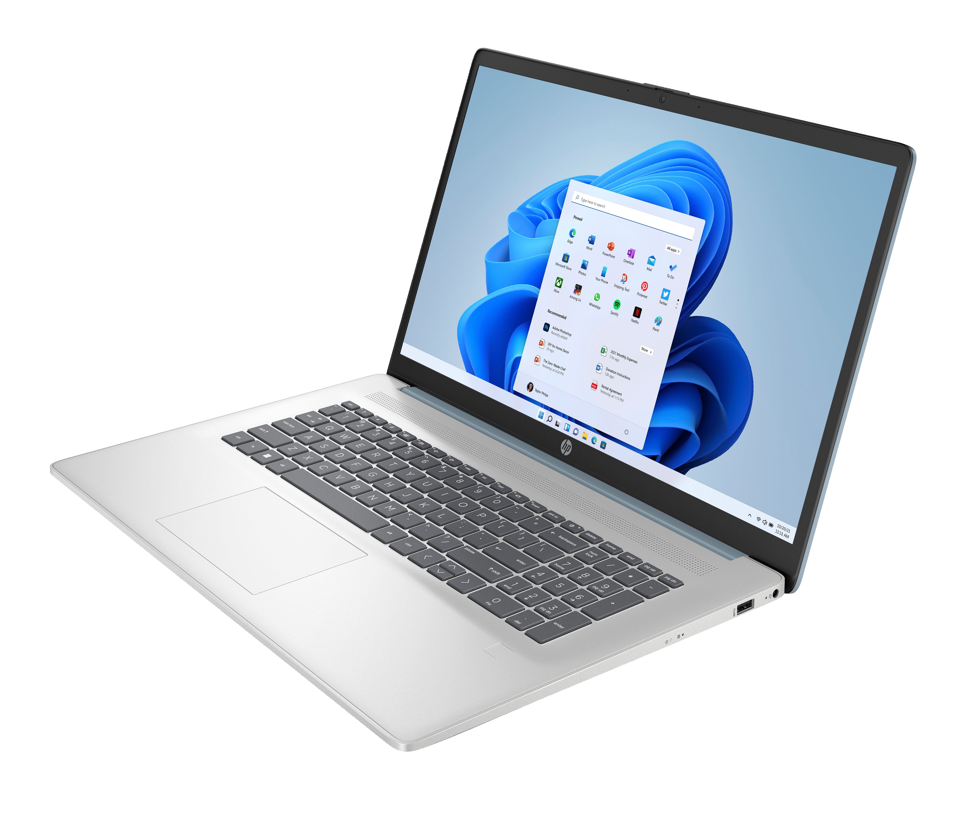 HP 17-cn3142ds 17.3" HD+ Notebook, Intel N100, 4GB RAM, 128GB UFS, W11HS - BK1C1UA#ABA (Certified Refurbished)