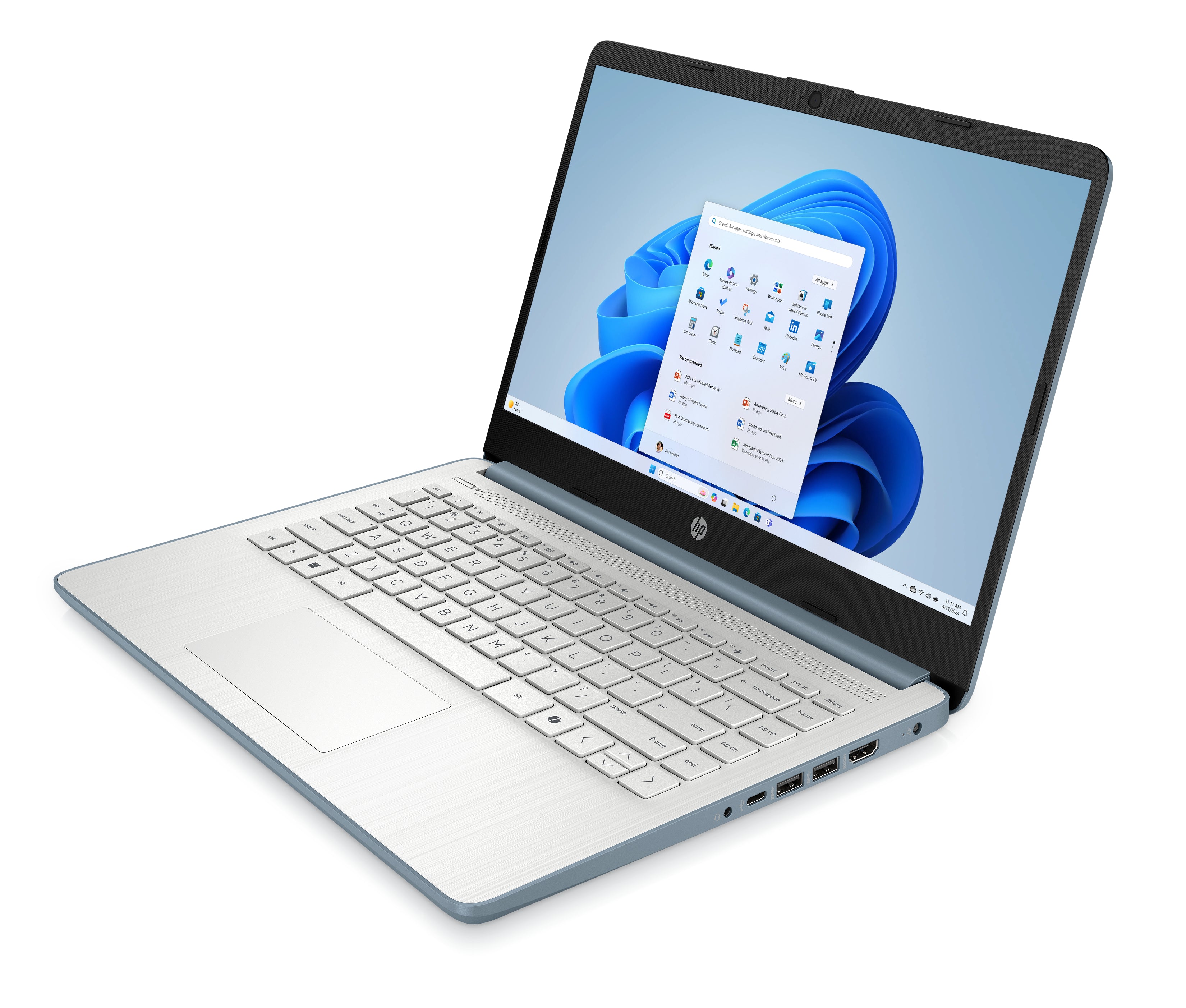 HP 14-dq6103ds 14" HD Notebook, Intel N150, 4GB RAM, 128GB UFS, Win11HS- BK1P0UA#ABA (Certified Refurbished)