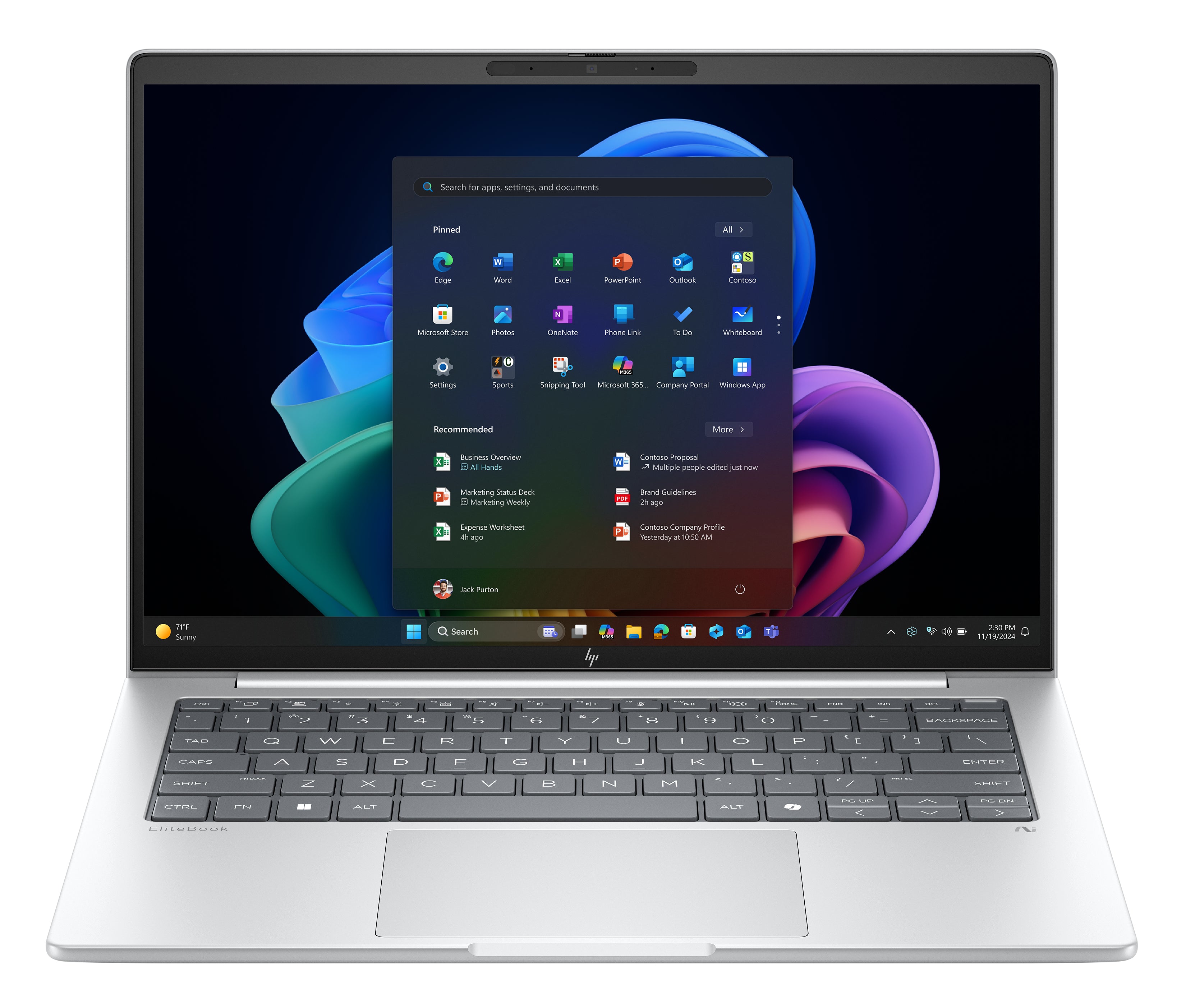 HP EliteBook 8 G1a 14" WUXGA Notebook, AMD Ryzen 5 PRO 230, 16GB RAM, 512GB SSD, Win11P - D4NV3U8#ABA