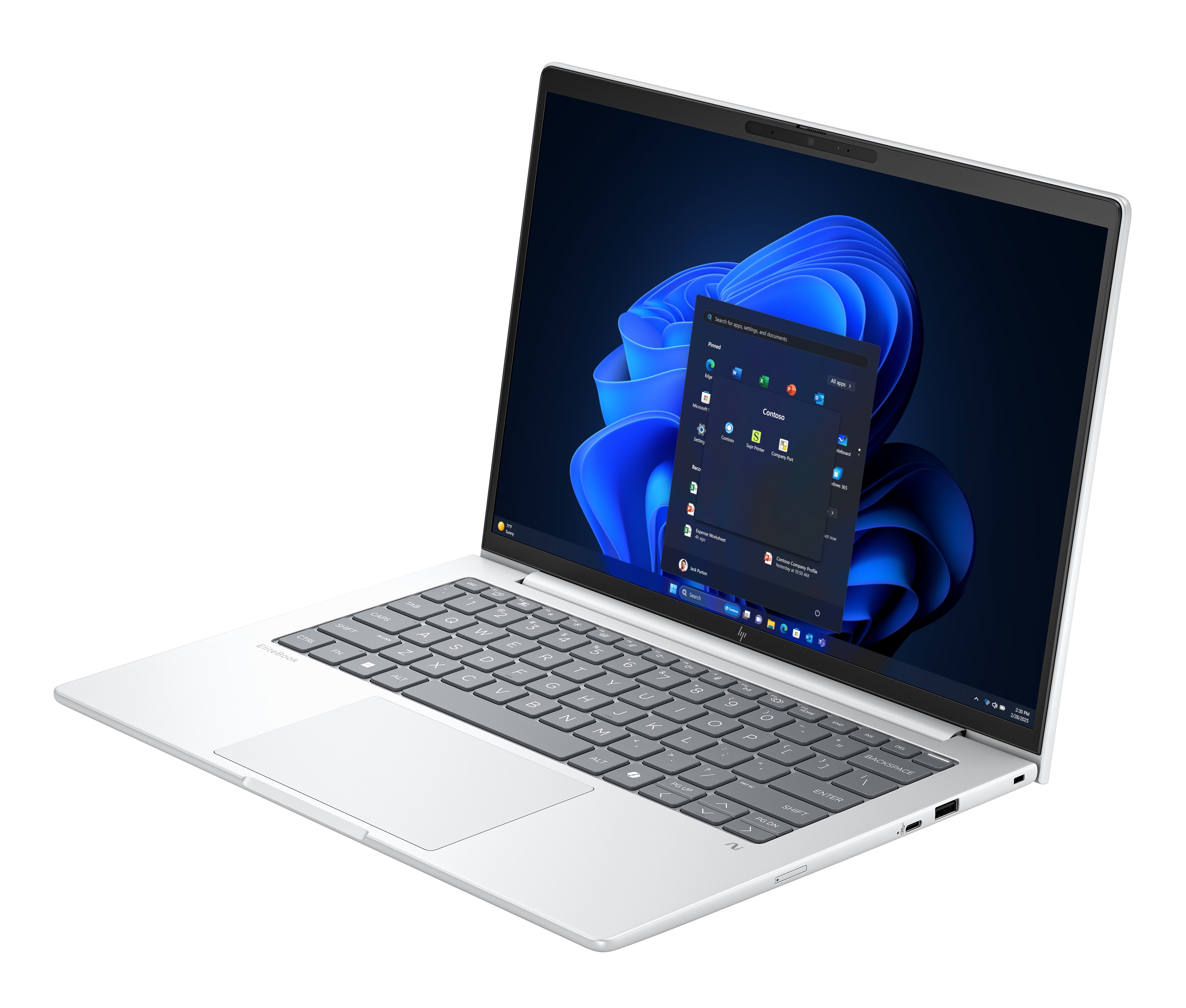 HP EliteBook 8 G1a 14" WUXGA Notebook, AMD Ryzen 5 PRO 230, 16GB RAM, 512GB SSD, Win11P - D4NV3U8#ABA