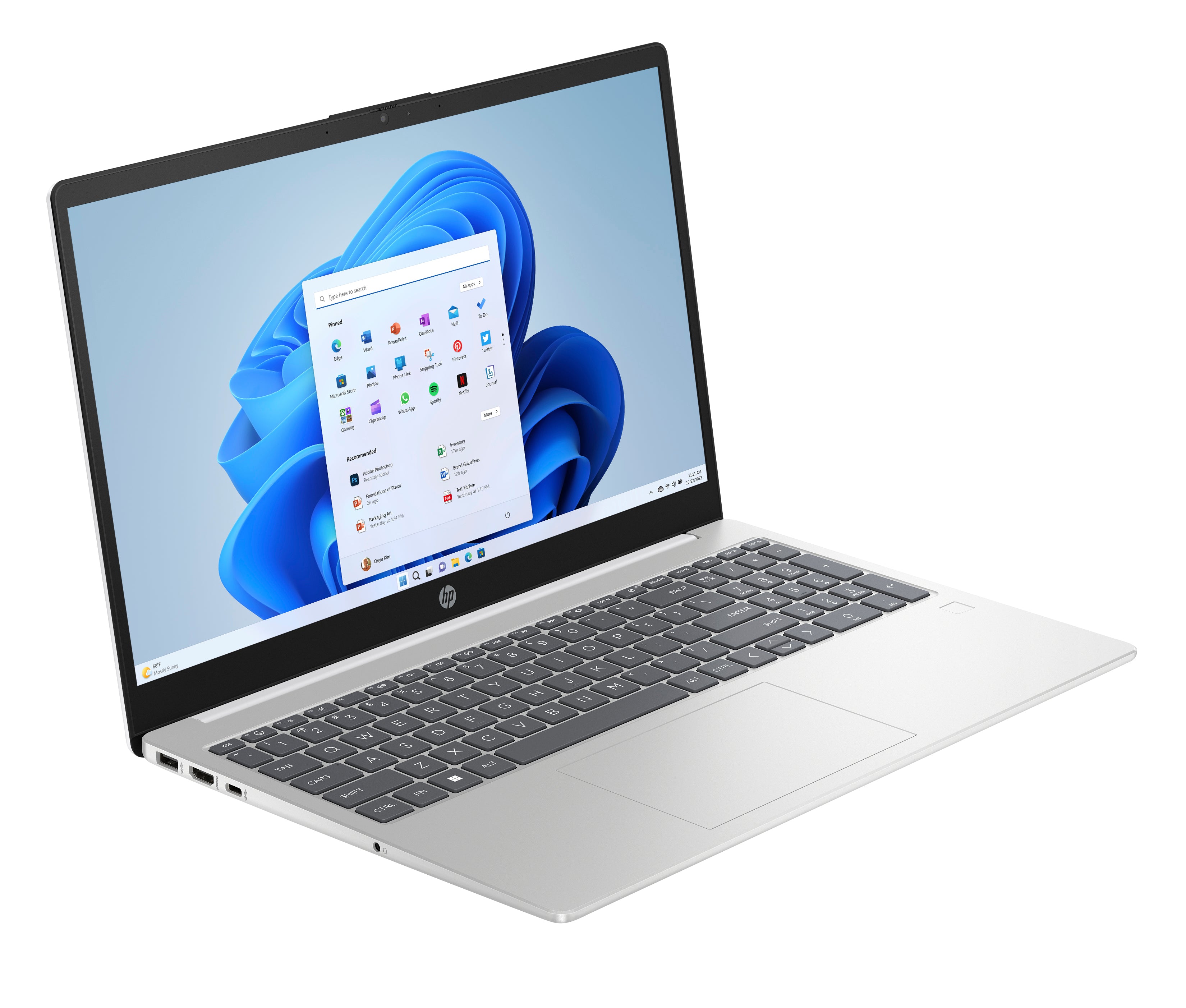 HP 15-fd0026ds 15.6" HD Notebook, Intel N200, 4GB RAM, 128GB UFS, Win11HS - BR3Y3UA#ABA (Certified Refurbished)
