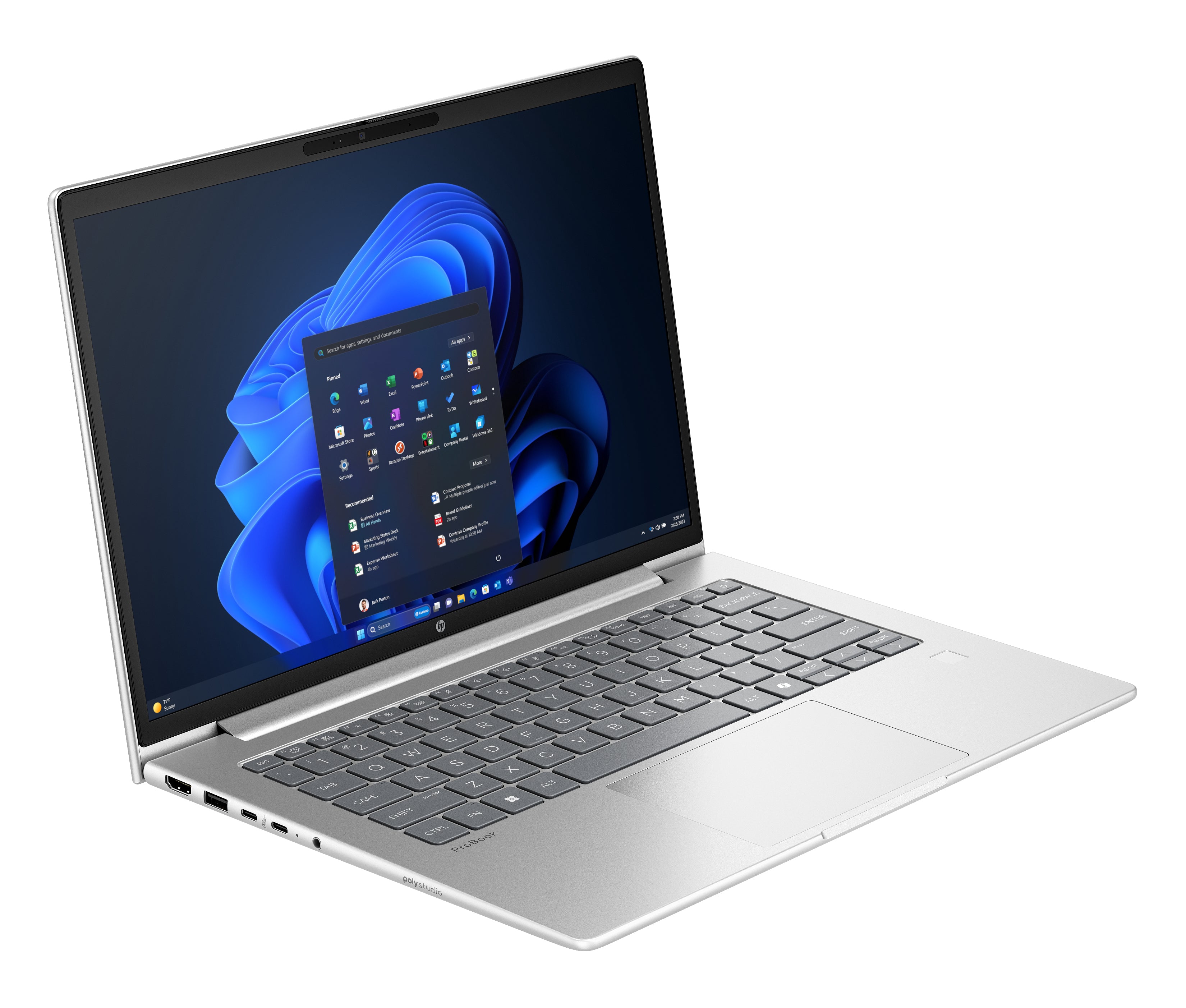 HP ProBook 4 G1ah 14" WUXGA Notebook, AMD Ryzen 5 220, 16GB RAM, 512GB SSD, Win11P - BY2K7AT#ABA