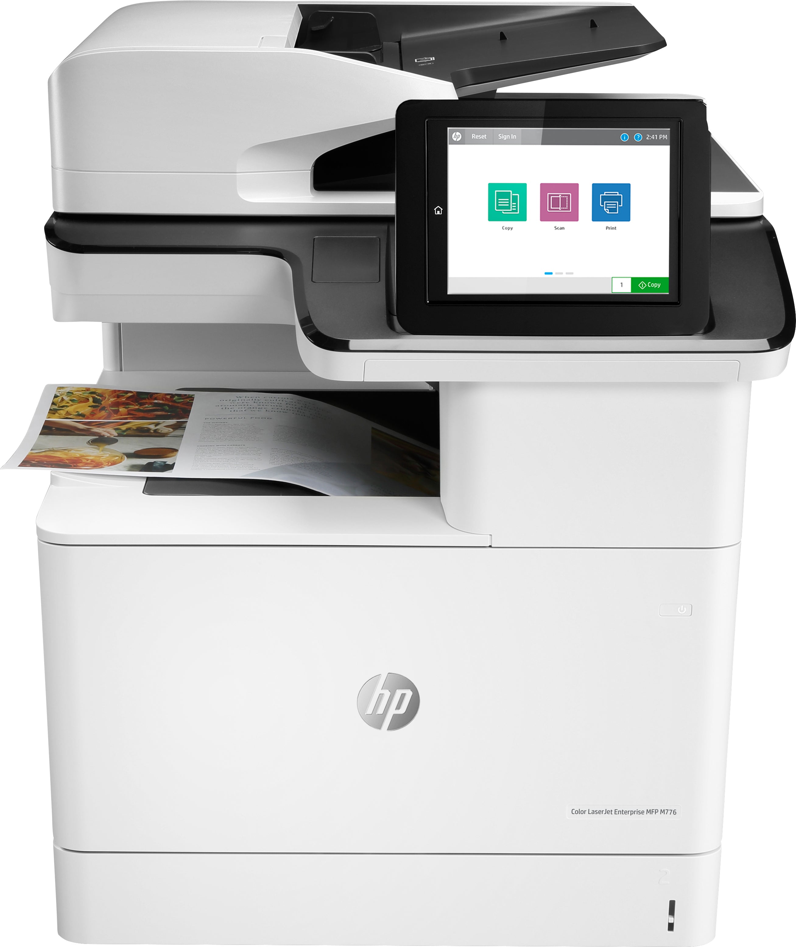 HP LaserJet Enterprise M776dn Multifunction Printer, 45/45 ppm, Print/Copy/Scan - T3U55A#BGJ (Certified Refurbished)