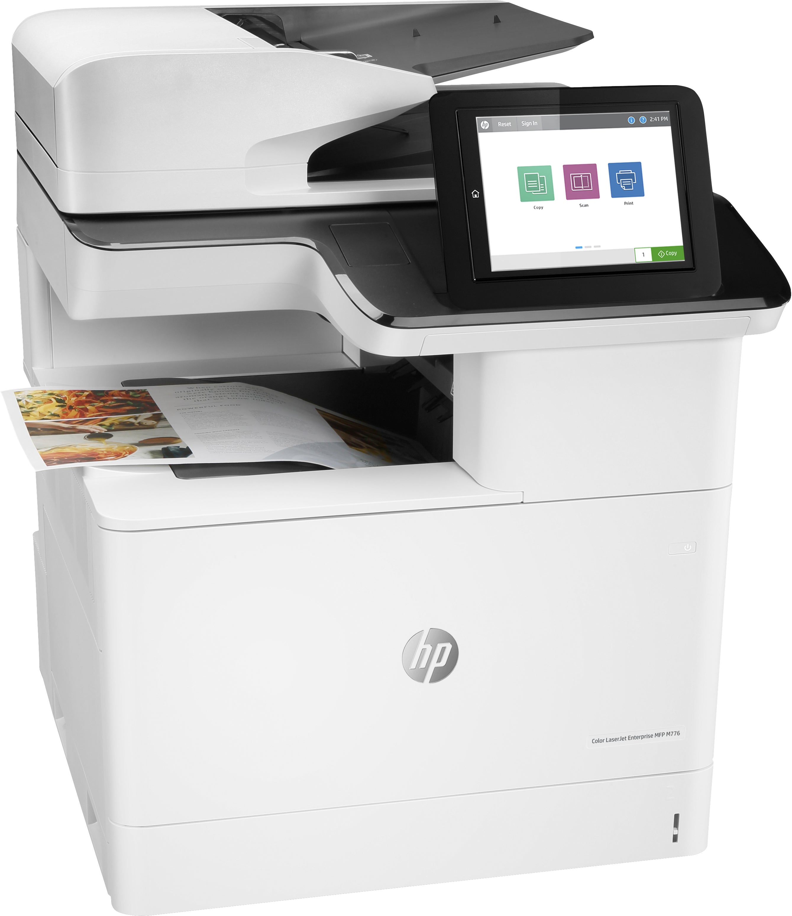 HP LaserJet Enterprise M776dn Multifunction Printer, 45/45 ppm, Print/Copy/Scan - T3U55A#BGJ (Certified Refurbished)