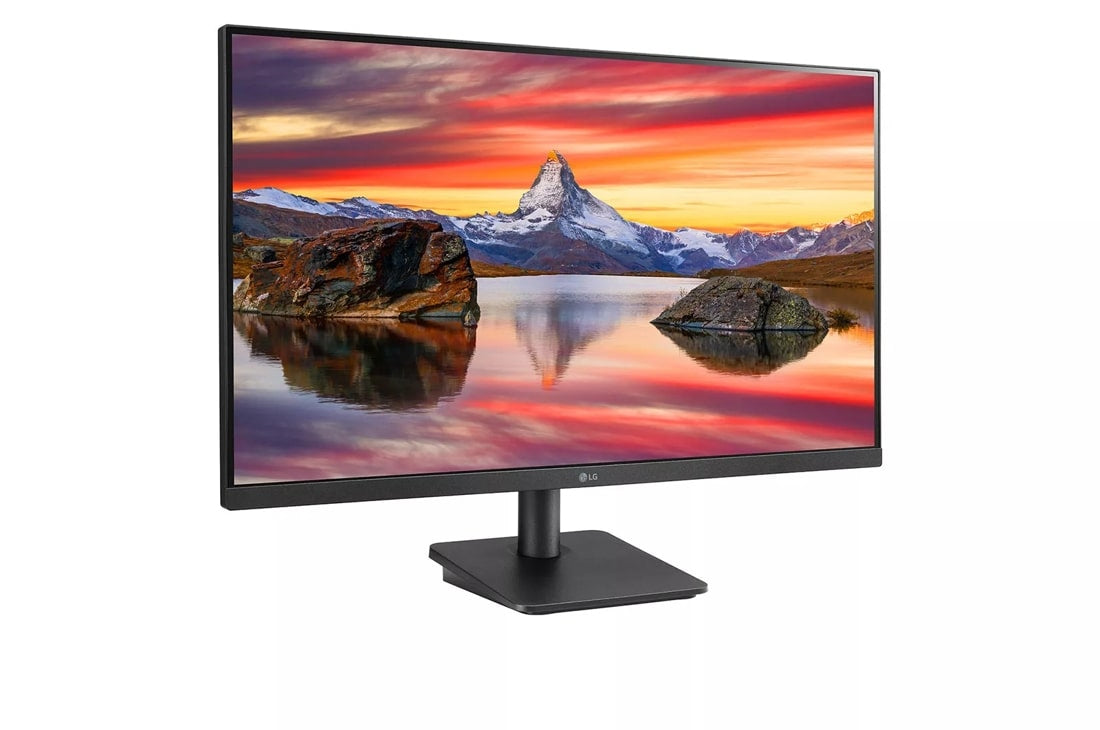 LG 27" FHD IPS 3-Side Borderless Monitor with FreeSync, 16:9, 5ms, 600:1-Contrast - 27MP40W-B