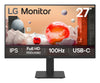 LG 27" FHD IPS Monitor with Built-In Speakers, 16:9, 5ms, 1300:1-Contrast - 27MS570B-B