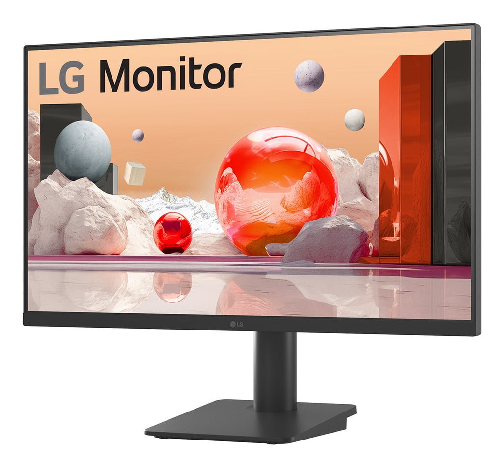 LG 27" FHD IPS Monitor with Built-In Speakers, 16:9, 5ms, 1300:1-Contrast - 27MS570B-B