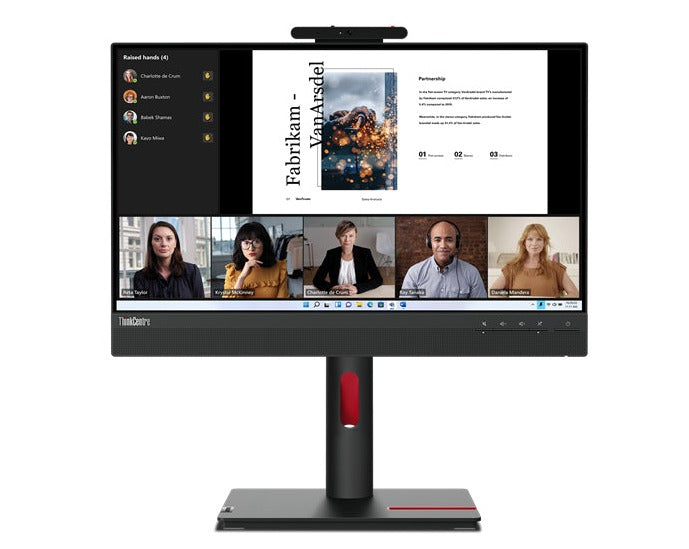 Lenovo ThinkCentre Tiny-In-One 22 Gen 5 21.5" FHD Monitor, 4ms, 16:9, 1000:1-Contrast - 12N8GAR1US