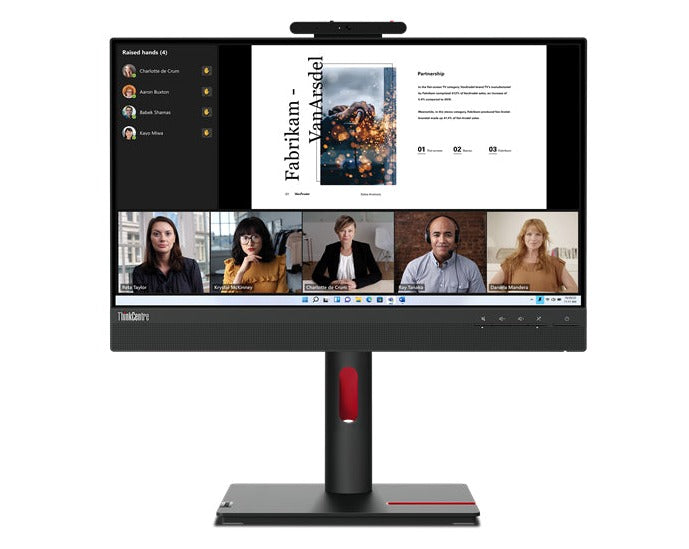Lenovo ThinkCentre Tiny-In-One 22 Gen 5 21.5" FHD Monitor, 4ms, 16:9, 1000:1-Contrast - 12N9GAR1US