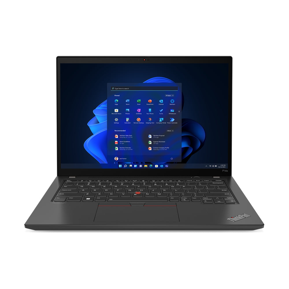 Lenovo ThinkPad P14s Gen 3 14" WUXGA Mobile Workstation, Intel i7-1260P, NVIDIA T550, 32GB RAM, 1TB SSD, Win11P - 21ALX50100