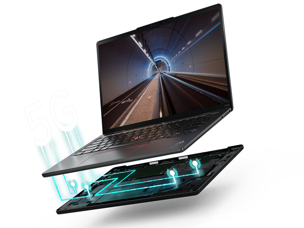Lenovo ThinkPad X13s Gen 1 13.3" WUXGA Notebook, Snapdragon 8cx Gen 3, 3.0GHz, 16GB RAM, 256GB SSD, Win11P - 21BX0013US