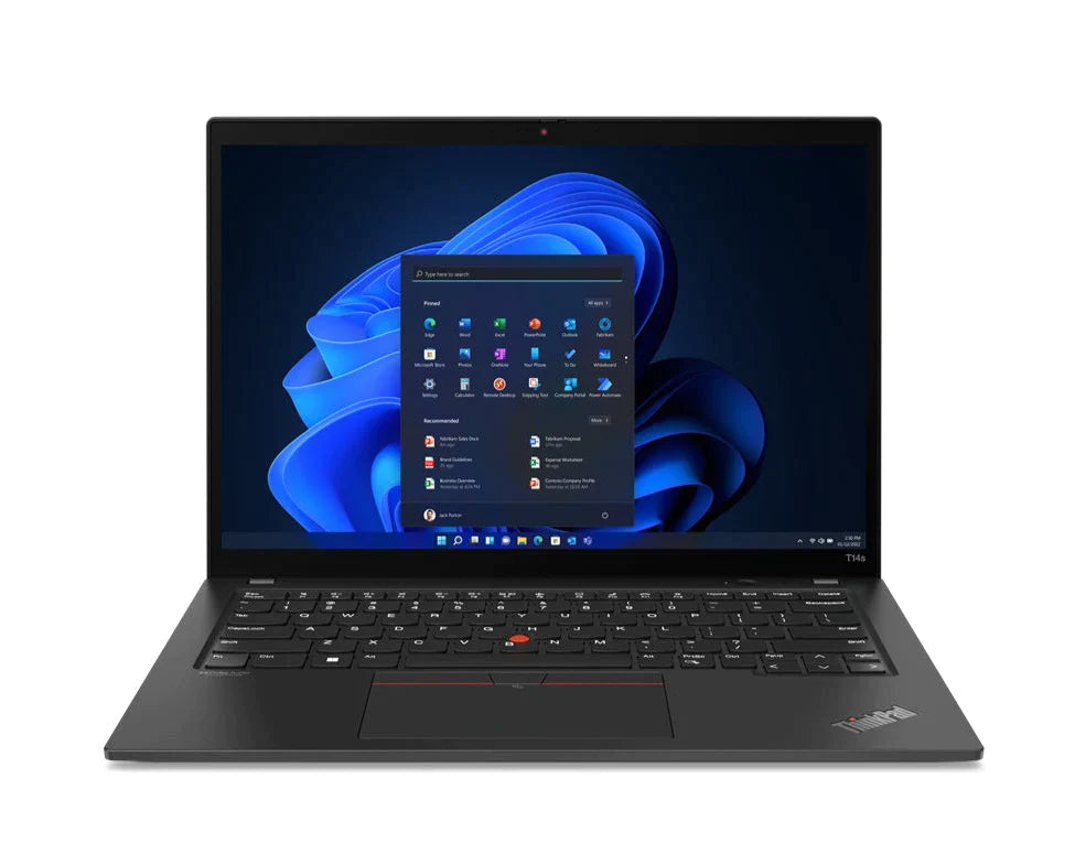 Lenovo ThinkPad T14s Gen 3 14" WUXGA Notebook, AMD R5-6650U, 2.90GHz, 16GB RAM, 256GB SSD, Win11DG - 21CQ000HUS