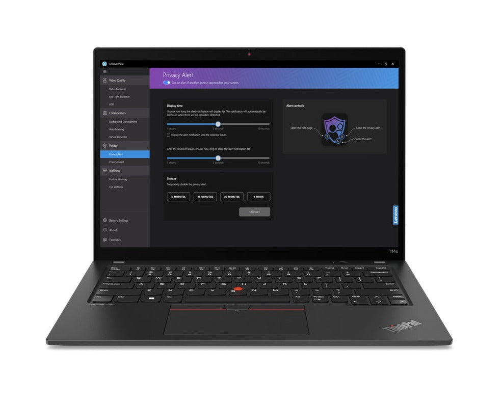 Lenovo ThinkPad T14s Gen 4 14" WUXGA Notebook, AMD R5-7540U, 3.20GHz, 16GB RAM, 256GB SSD, Win11P - 21F8004KUS
