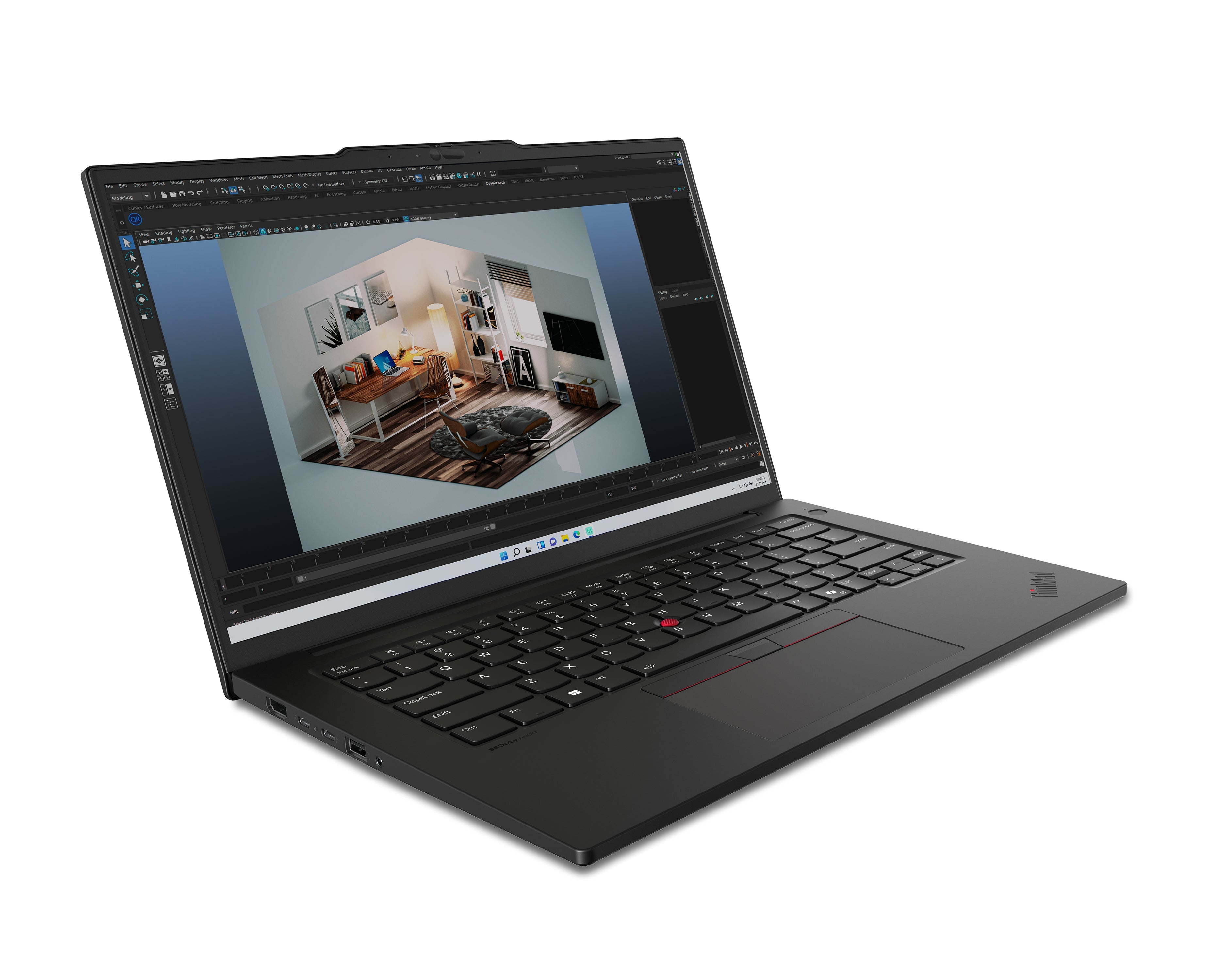 Lenovo ThinkPad P14s Gen 5 14.5" WUXGA Mobile Workstation, Intel Ultra 7 155H, 1.40GHz, 32GB RAM, 1TB SSD, Win11P - 21G2001VUS