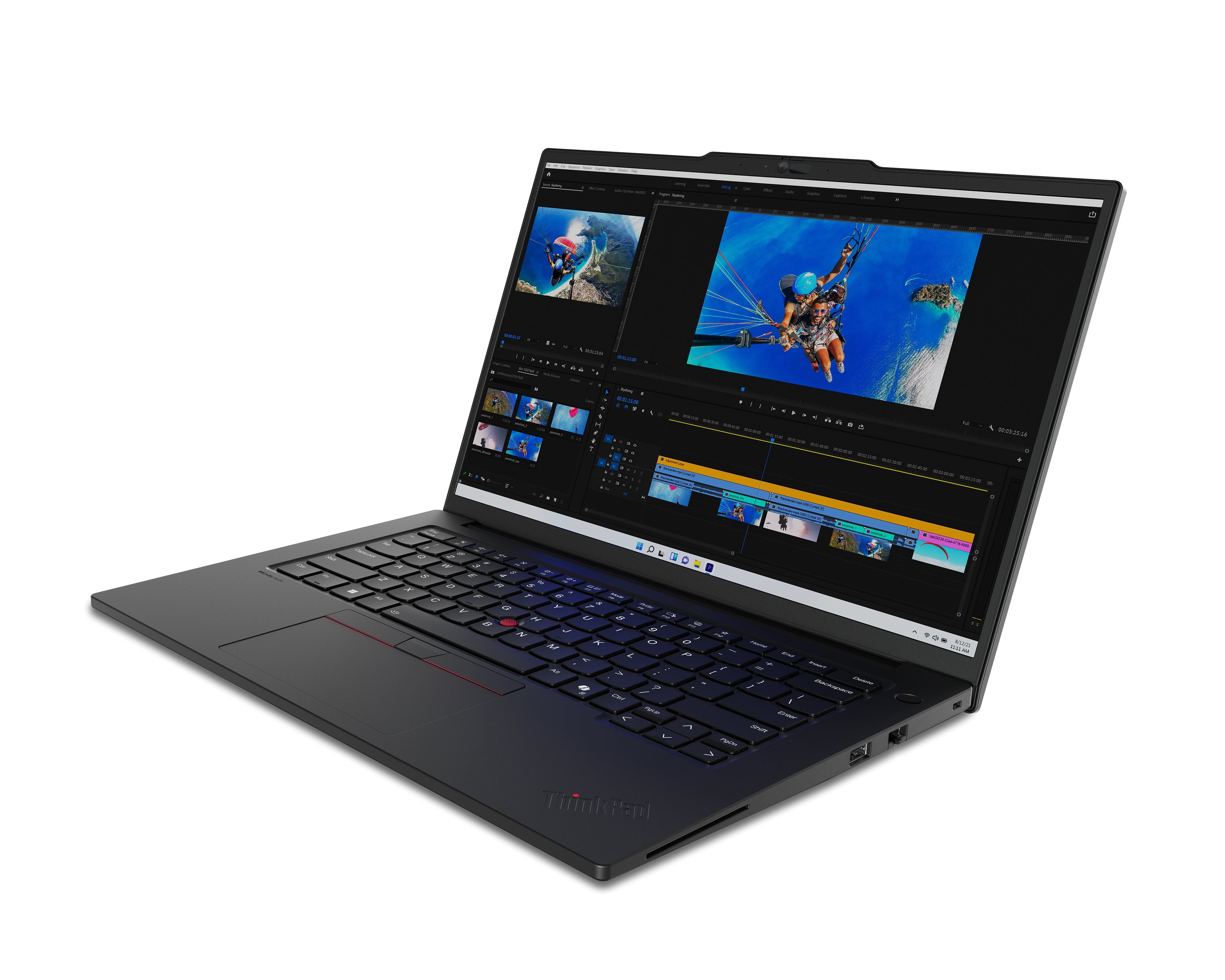 Lenovo ThinkPad P14s Gen 5 14.5" WUXGA Mobile Workstation, Intel Ultra 7 155H, 1.40GHz, 32GB RAM, 1TB SSD, Win11P - 21G2001VUS