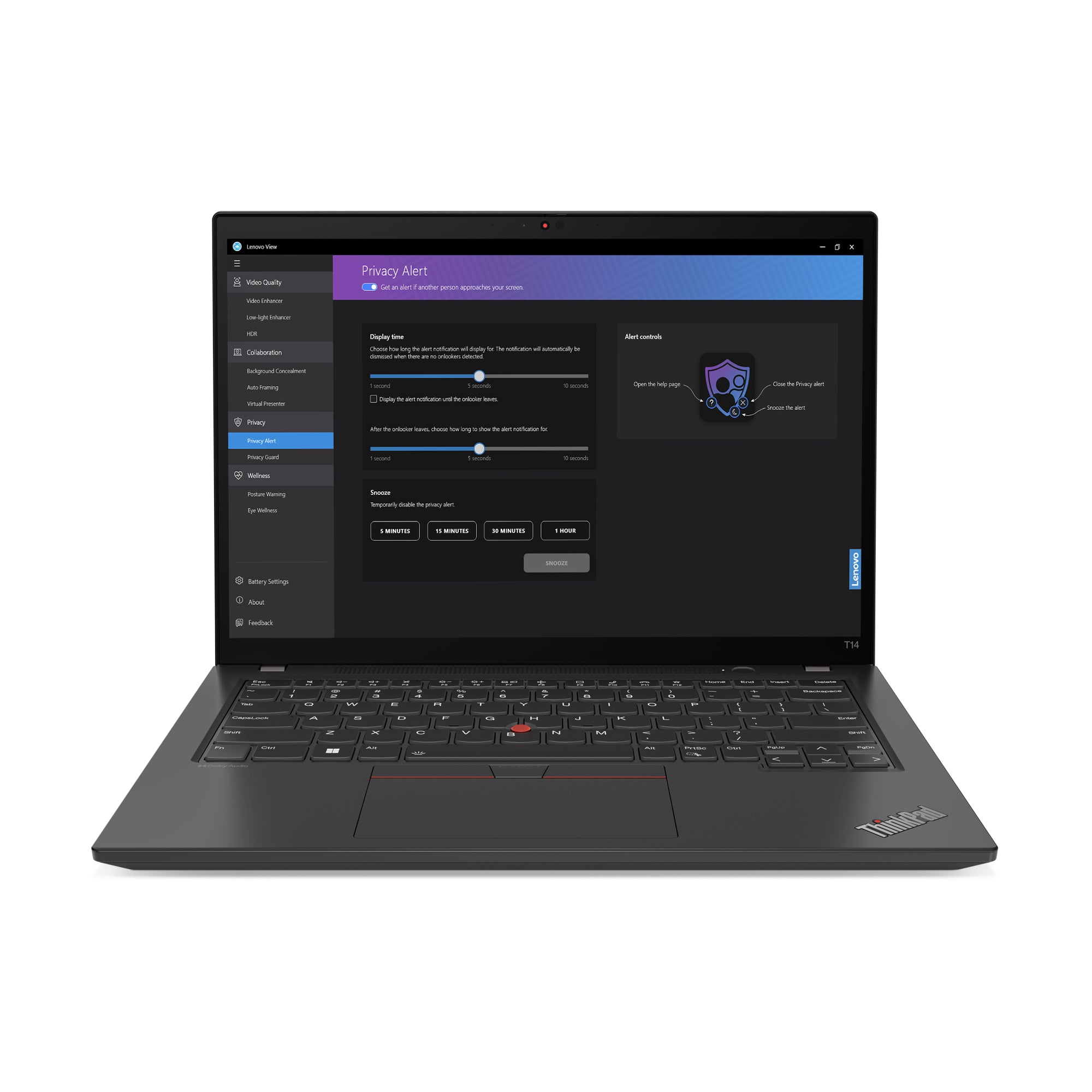 Lenovo ThinkPad T14 Gen 4 14" WUXGA Notebook, Intel i5-1335U, 1.30GHz, 16GB RAM, 1TB SSD, Win11P - 21HDS2MY00