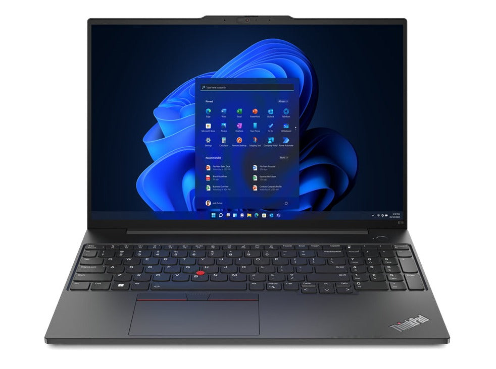 Lenovo ThinkPad E16 Gen 1 16" WUXGA Notebook, Intel i7-1355U, 1.70GHz, 16GB RAM, 512GB SSD, Win11P - 21JN003XUS