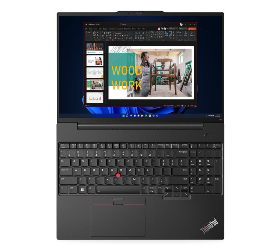 Lenovo ThinkPad E16 Gen 1 16" WUXGA Notebook, AMD R5-7530U, 2.0GHz, 16GB RAM, 256GB SSD, Win11P - 21JT001BUS
