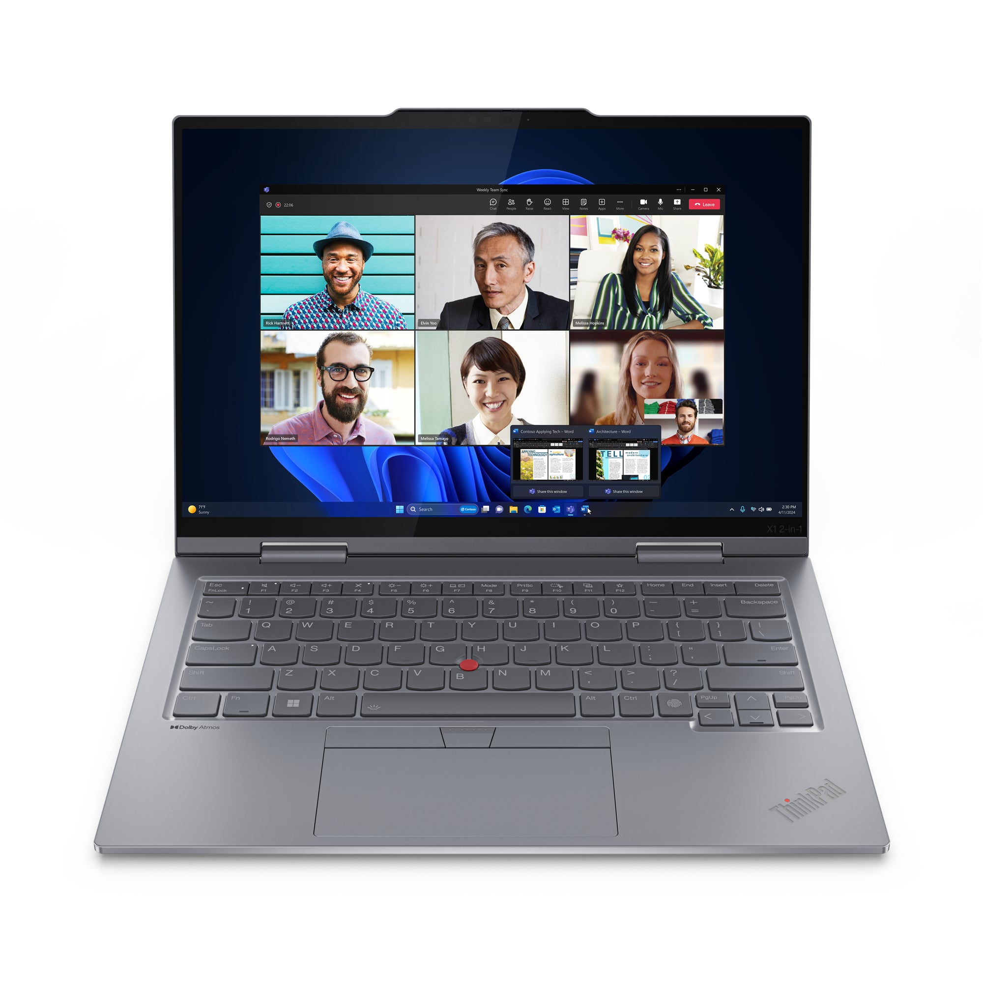 Lenovo ThinkPad X1 Gen 9 14" WUXGA Convertible Notebook, Intel Ultra 7 165U, 1.70GHz, 32GB RAM, 512GB SSD, Win11P - 21KE006BUS