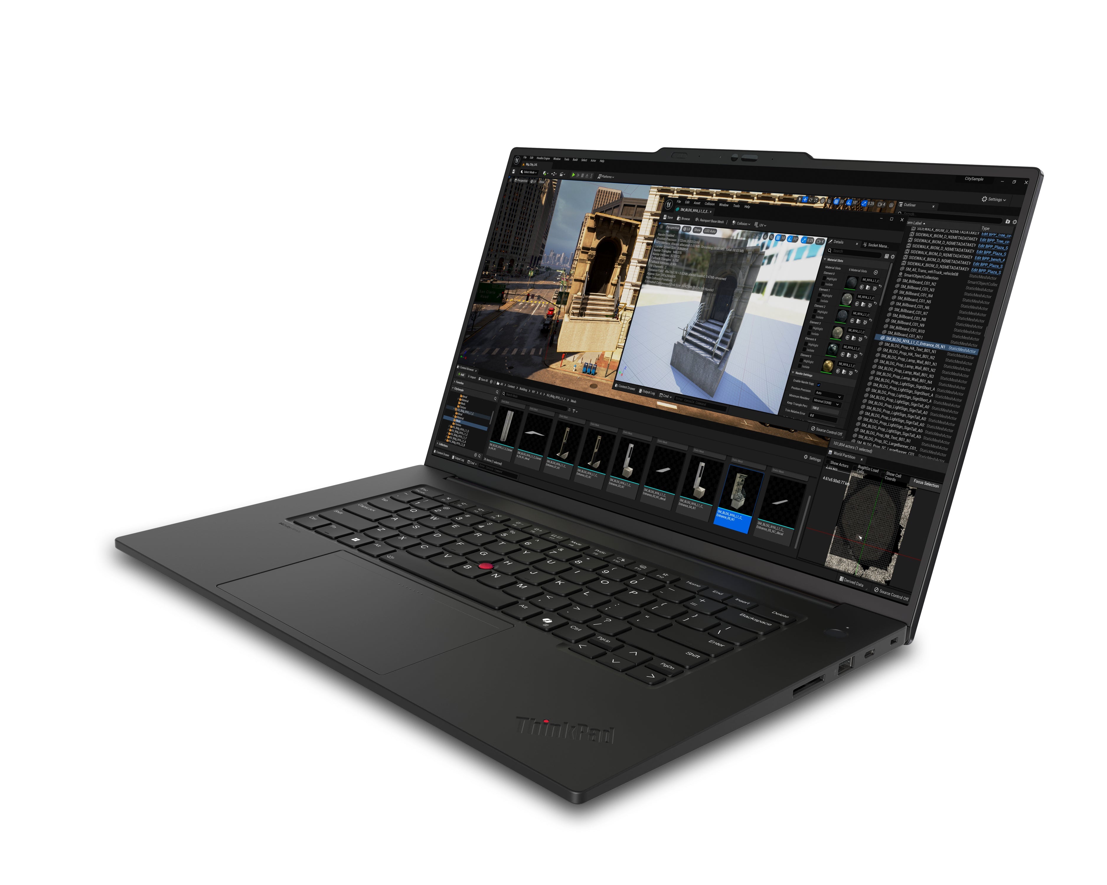 Lenovo ThinkPad P1 Gen 7 16" WQUXGA Mobile Workstation, Intel Ultra 7 155H, 1.40GHz, 32GB RAM, 1TB SSD, Win11P - 21KV000PUS