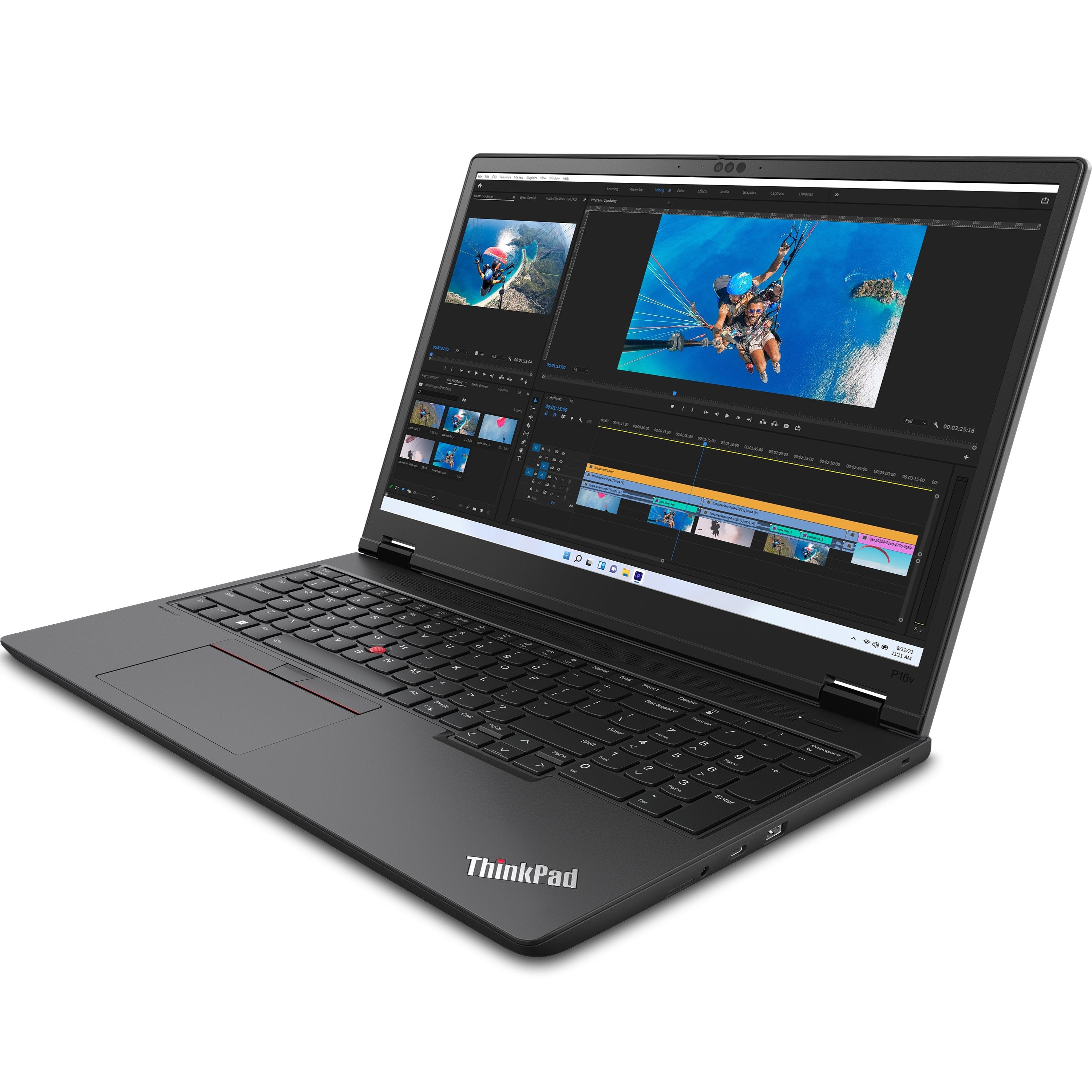 Lenovo ThinkPad P16v Gen 2 16" WUXGA Mobile Workstation, Intel Ultra 7 155H, NVIDIA RTX 1000, 32GB RAM, 1TB SSD, Win11P - 21KYS47J1S
