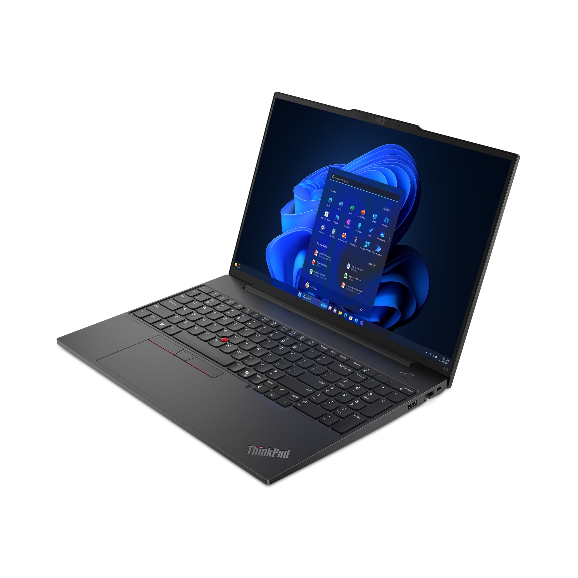 Lenovo ThinkPad E16 Gen 2 16" WUXGA Notebook, AMD R7-7735U, 2.7GHz, 16GB RAM, 1TB SSD, Win11P - 21M5001EUS