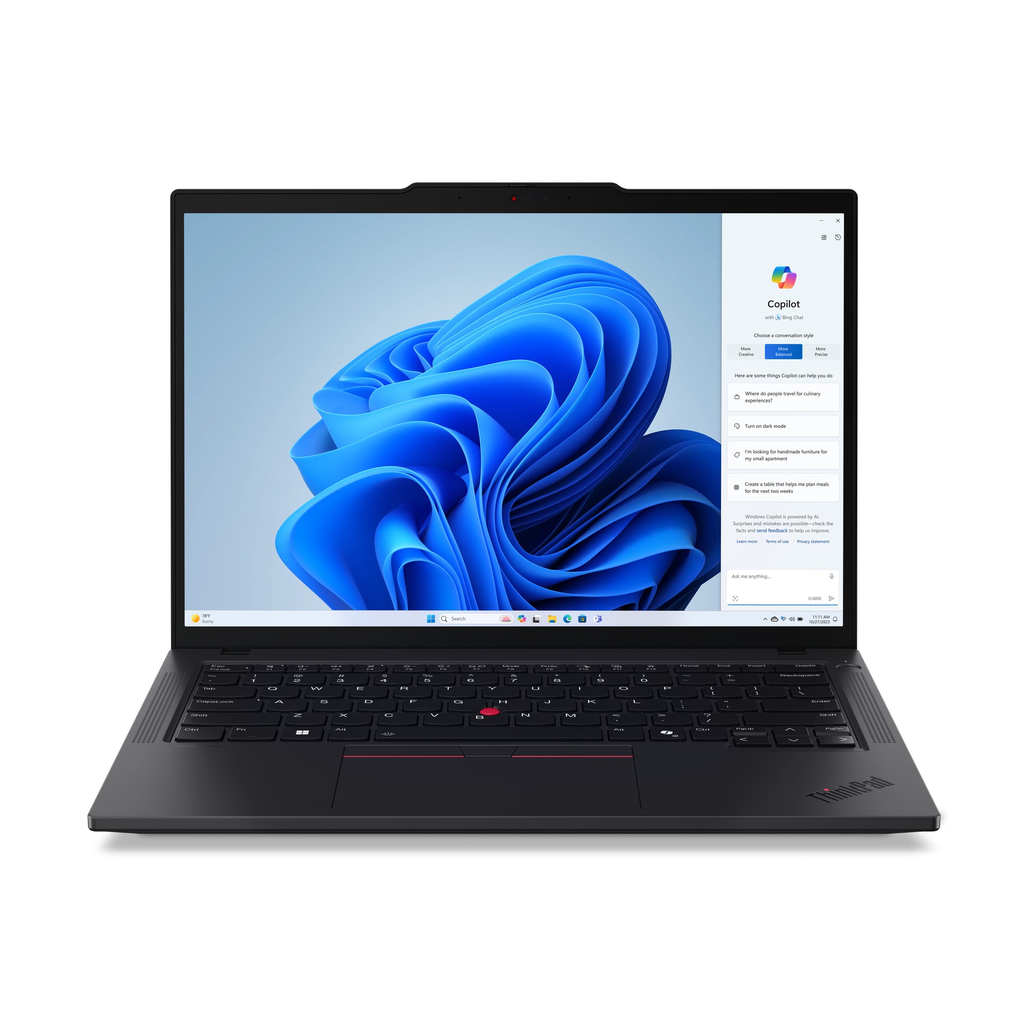 Lenovo ThinkPad T14 Gen 5 14" WUXGA Notebook, AMD R7-8840U, 16GB RAM, 512GB SSD, Win11P - 21MC000CUS
